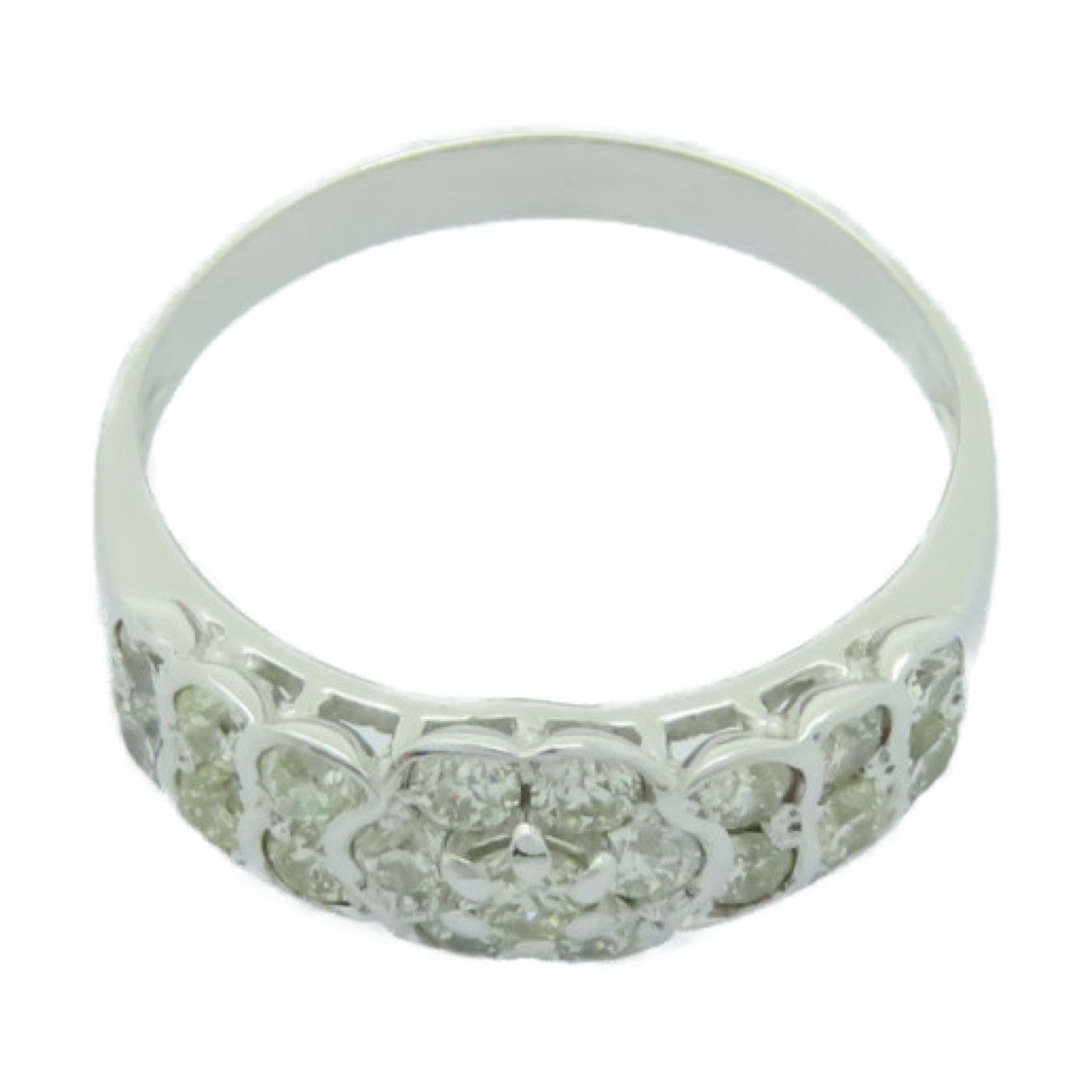 JEWELRY 18K白金Diamond Ring鑽石戒指US#7.25