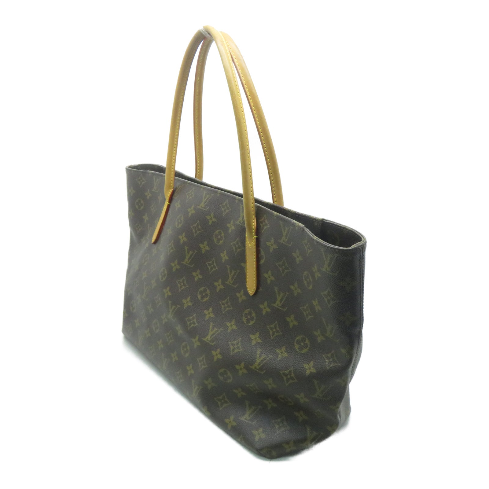LOUIS VUITTON Monogram Raspail MM金扣肩背袋/手挽袋啡色