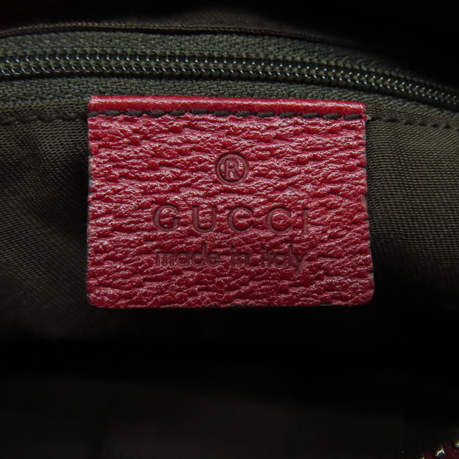 GUCCI GG帆布Princy Hobo Bag金扣肩背袋紅色/啡色