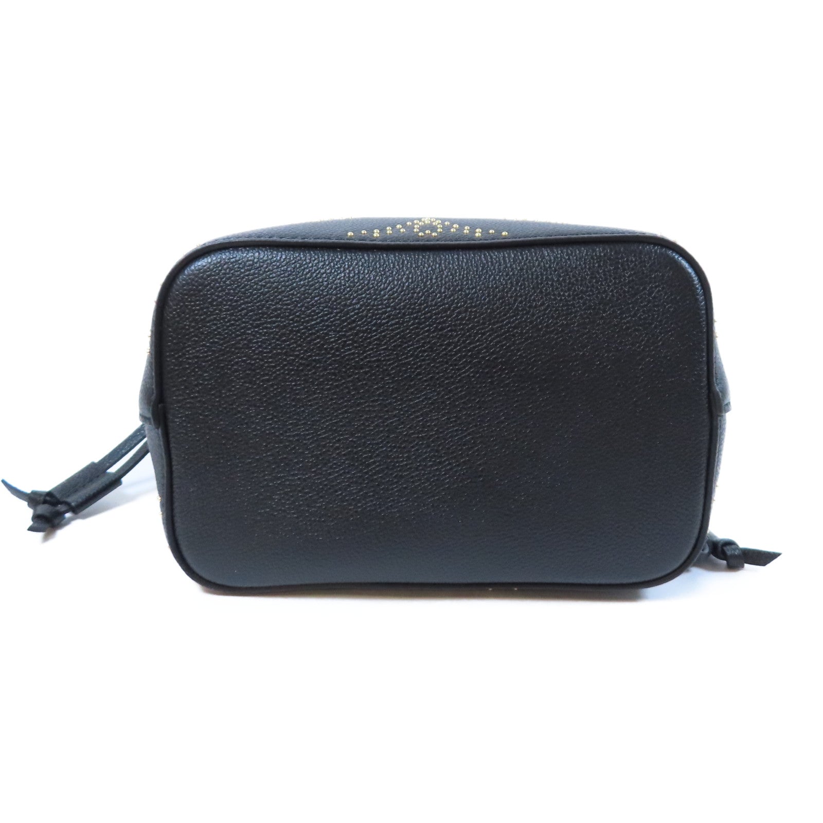LOUIS VUITTON Monogram Empreinte NéoNoé BB金扣手挽肩背兩用袋黑色