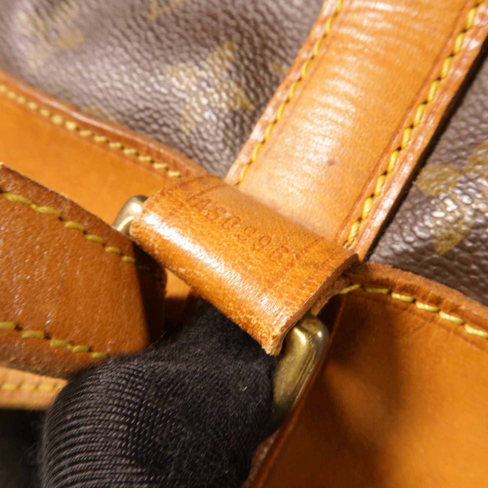 LOUIS VUITTON Monogram Randne PM金扣肩背袋啡色