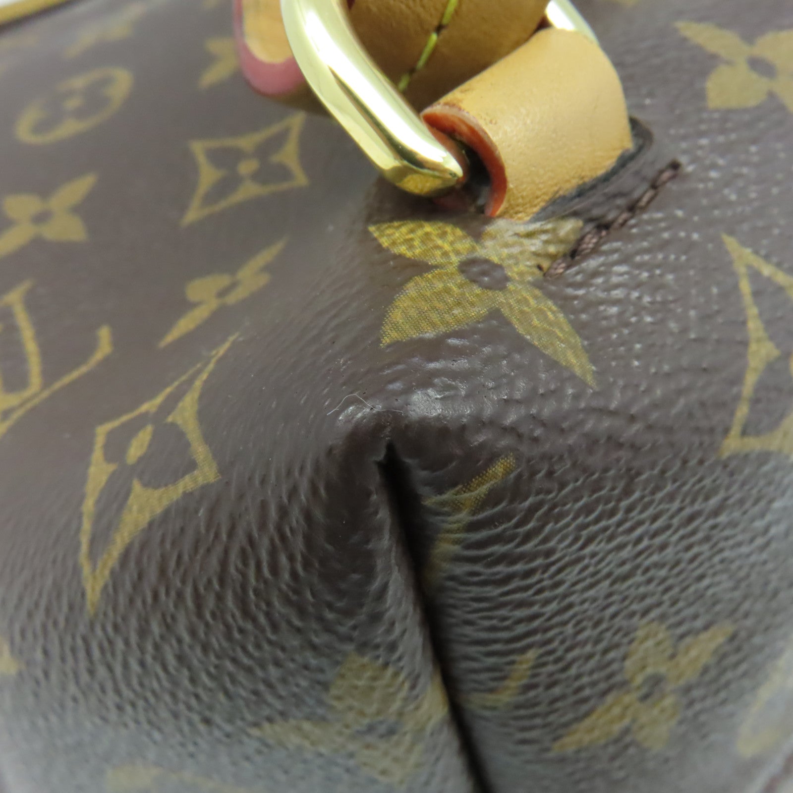 LOUIS VUITTON Monogram Moutsouris PM Backpack金扣背包啡色