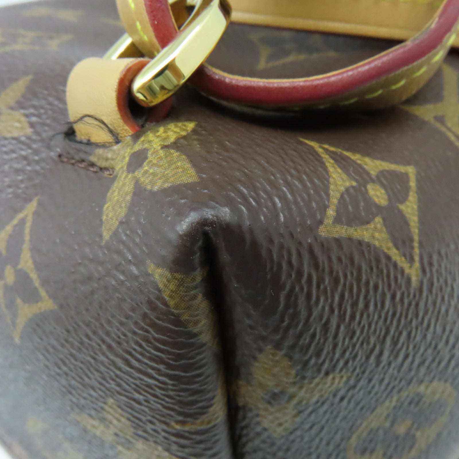 LOUIS VUITTON Monogram Moutsouris PM Backpack金扣背包啡色