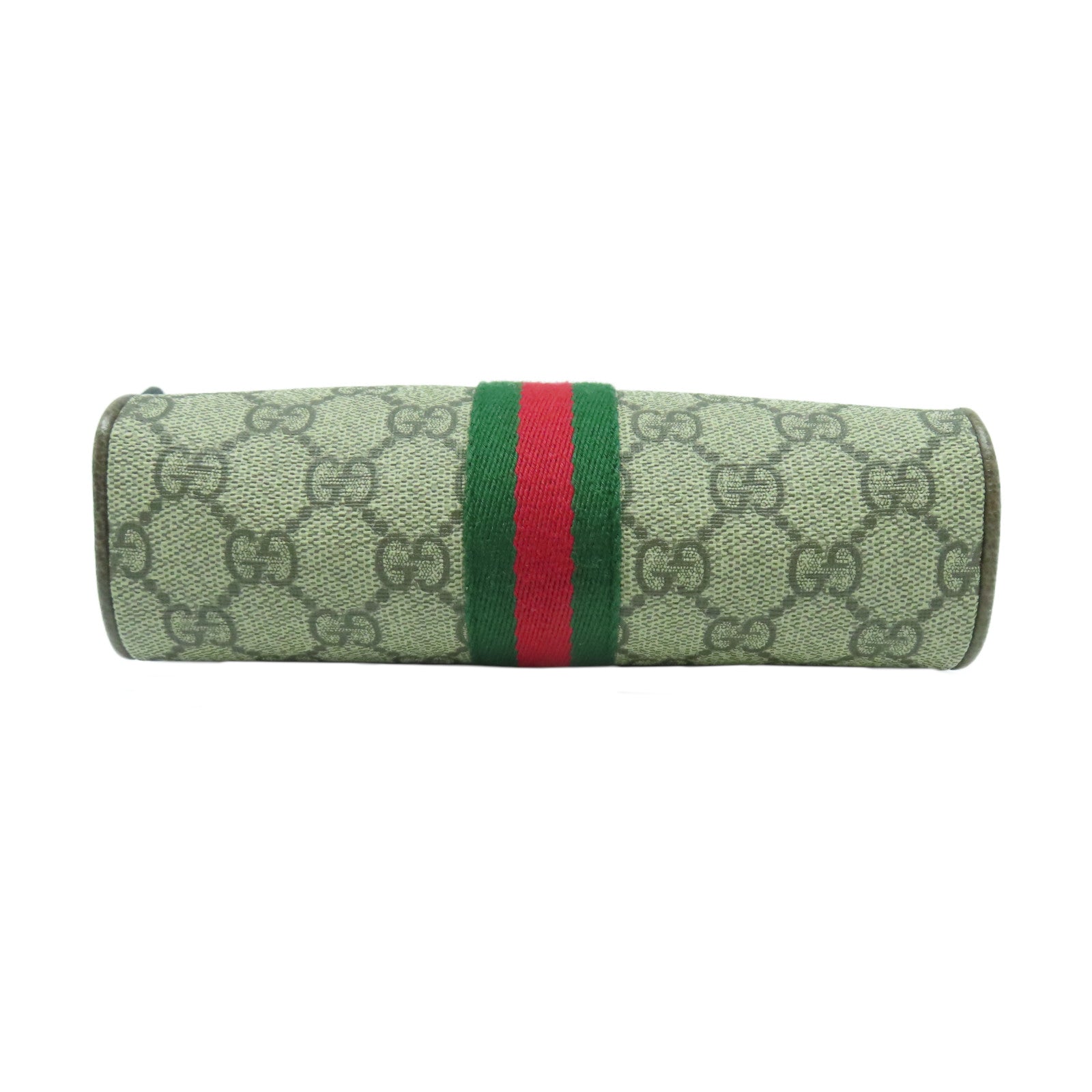 GUCCI 塗層帆布Ophidia GG Supreme金扣肩背袋啡色