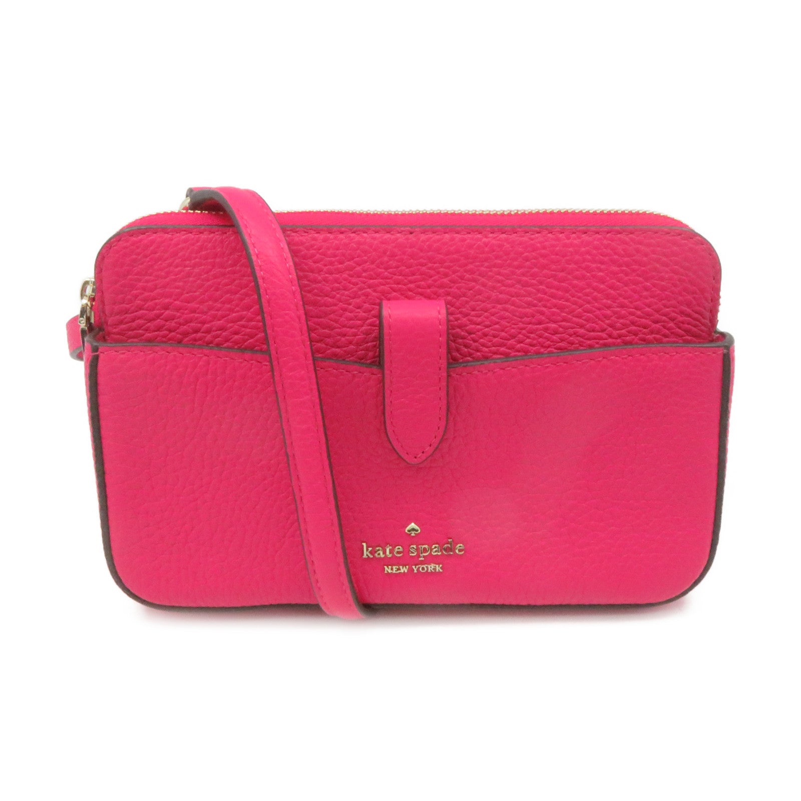 Kate Spade 牛皮皮革Shoulder Bag肩背袋粉红色