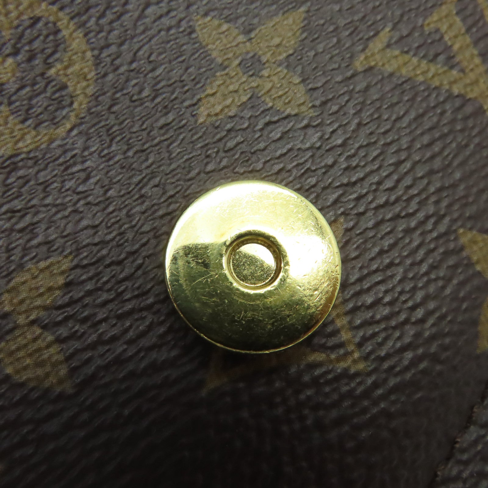 LOUIS VUITTON Monogram Moutsouris PM Backpack金扣背包啡色
