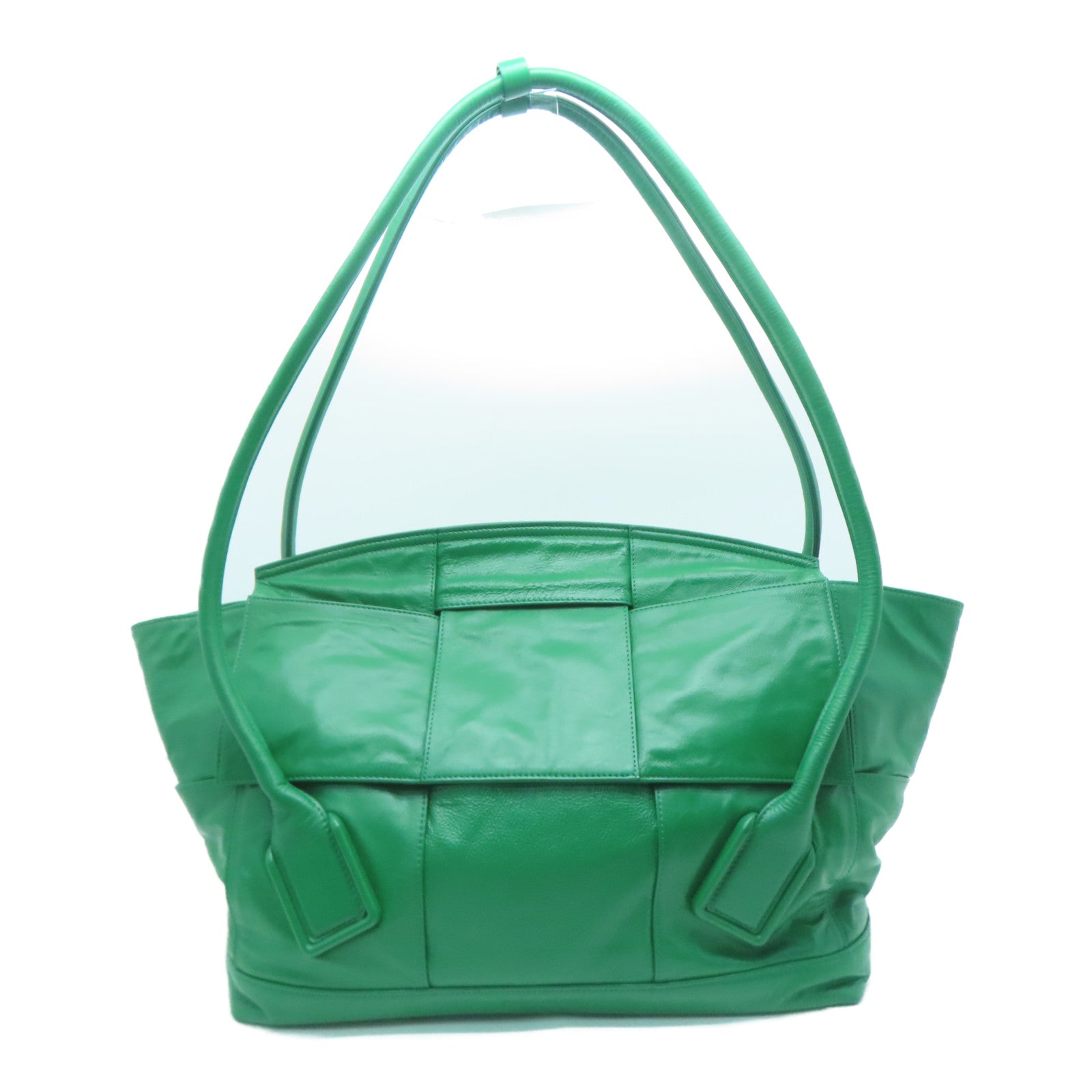BOTTEGA VENETA 牛皮皮革Shoulder Bag手挽袋/肩背袋綠色