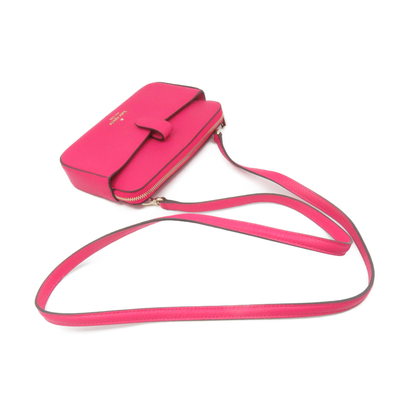 Kate Spade 牛皮皮革Shoulder Bag肩背袋粉红色