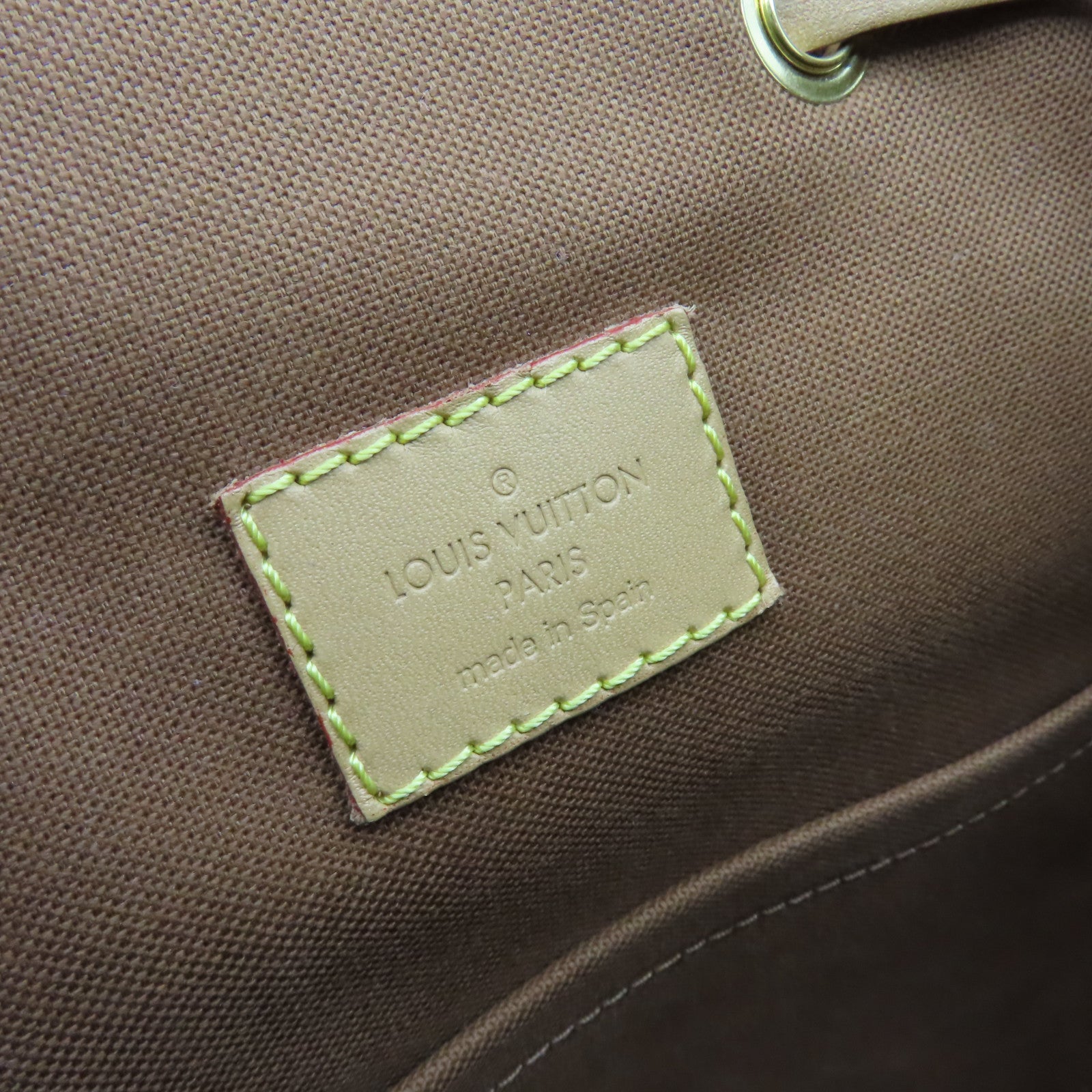LOUIS VUITTON Monogram Moutsouris PM Backpack金扣背包啡色