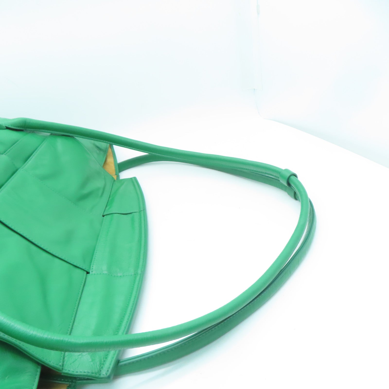 BOTTEGA VENETA 牛皮皮革Shoulder Bag手挽袋/肩背袋綠色