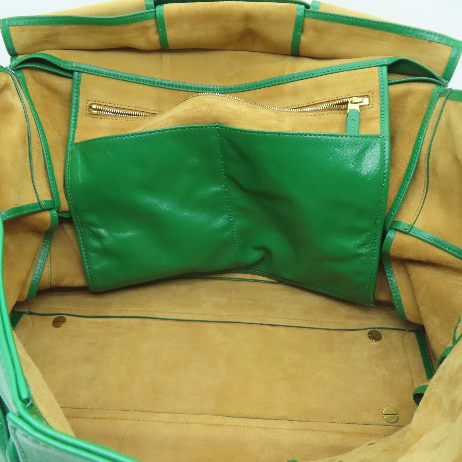 BOTTEGA VENETA 牛皮皮革Shoulder Bag手挽袋/肩背袋綠色