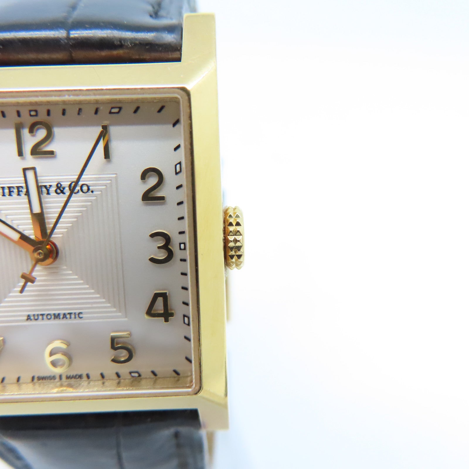 TIFFANY＆CO Watch 18K黃金手錶自動機芯白色