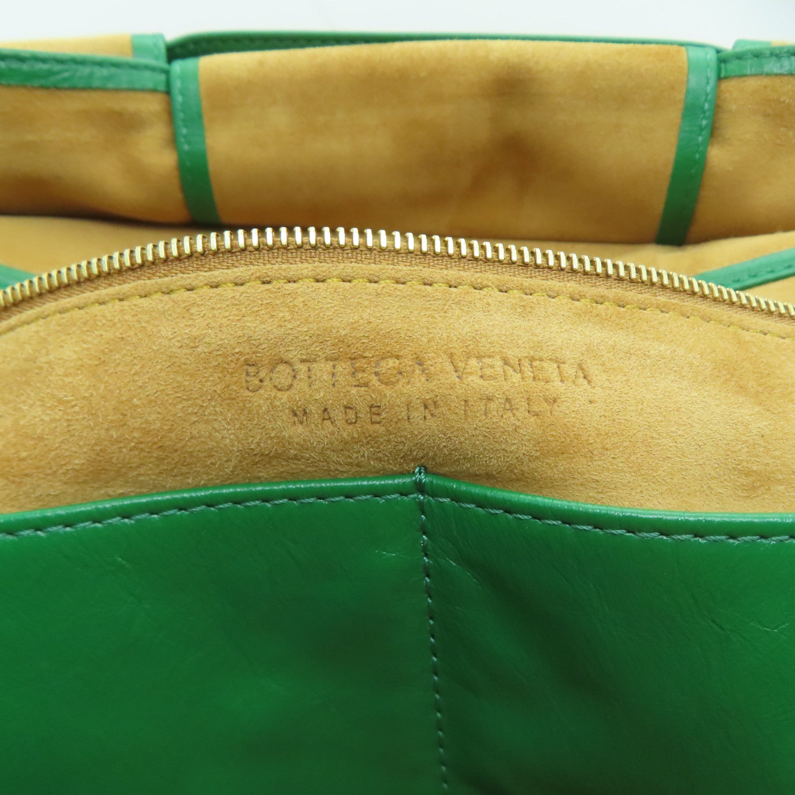 BOTTEGA VENETA 牛皮皮革Shoulder Bag手挽袋/肩背袋綠色
