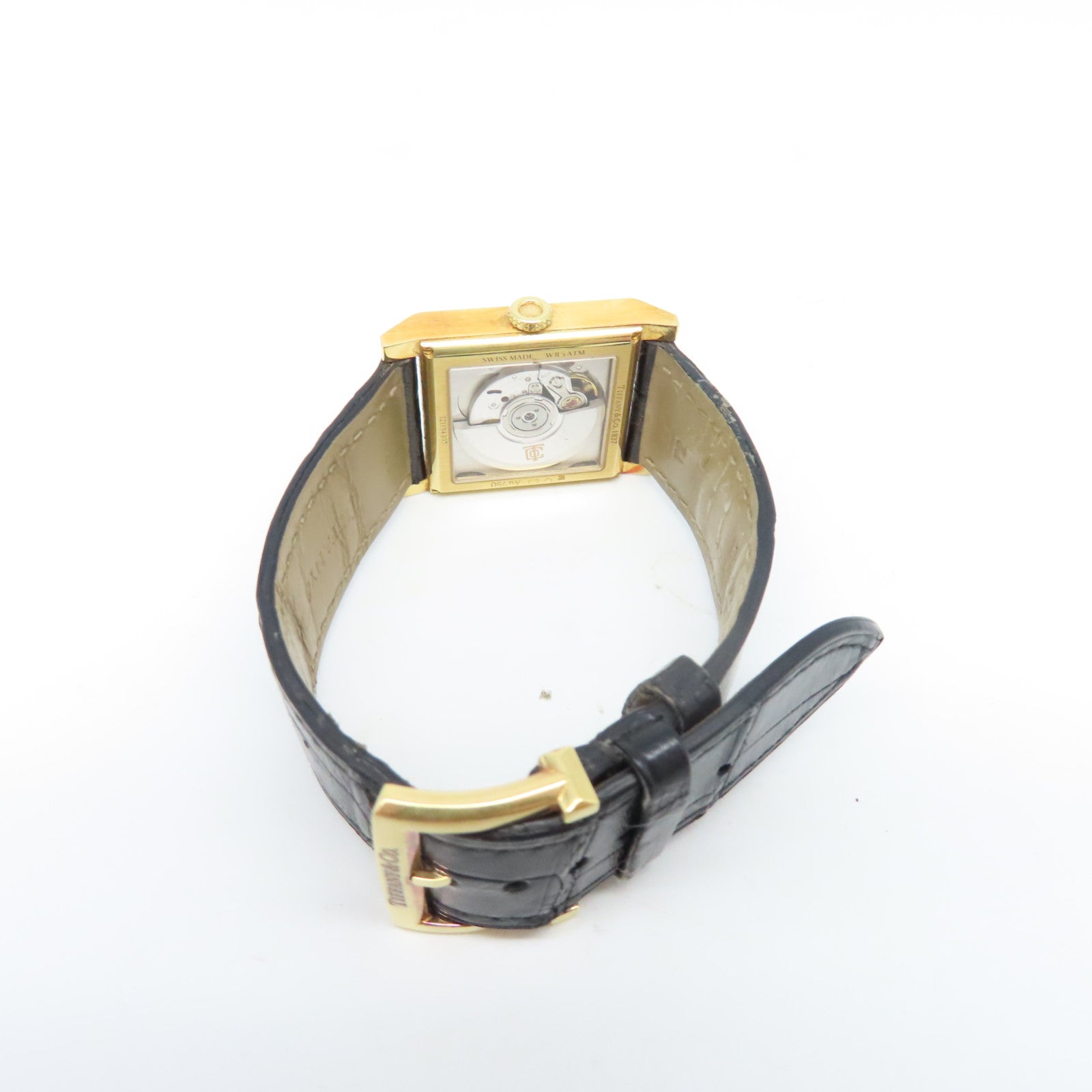 TIFFANY＆CO Watch 18K黃金手錶自動機芯白色