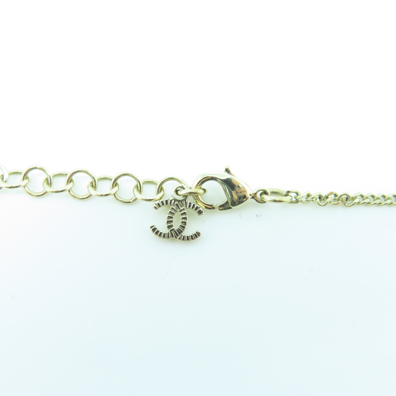 CHANEL 金属Necklace颈錬金色