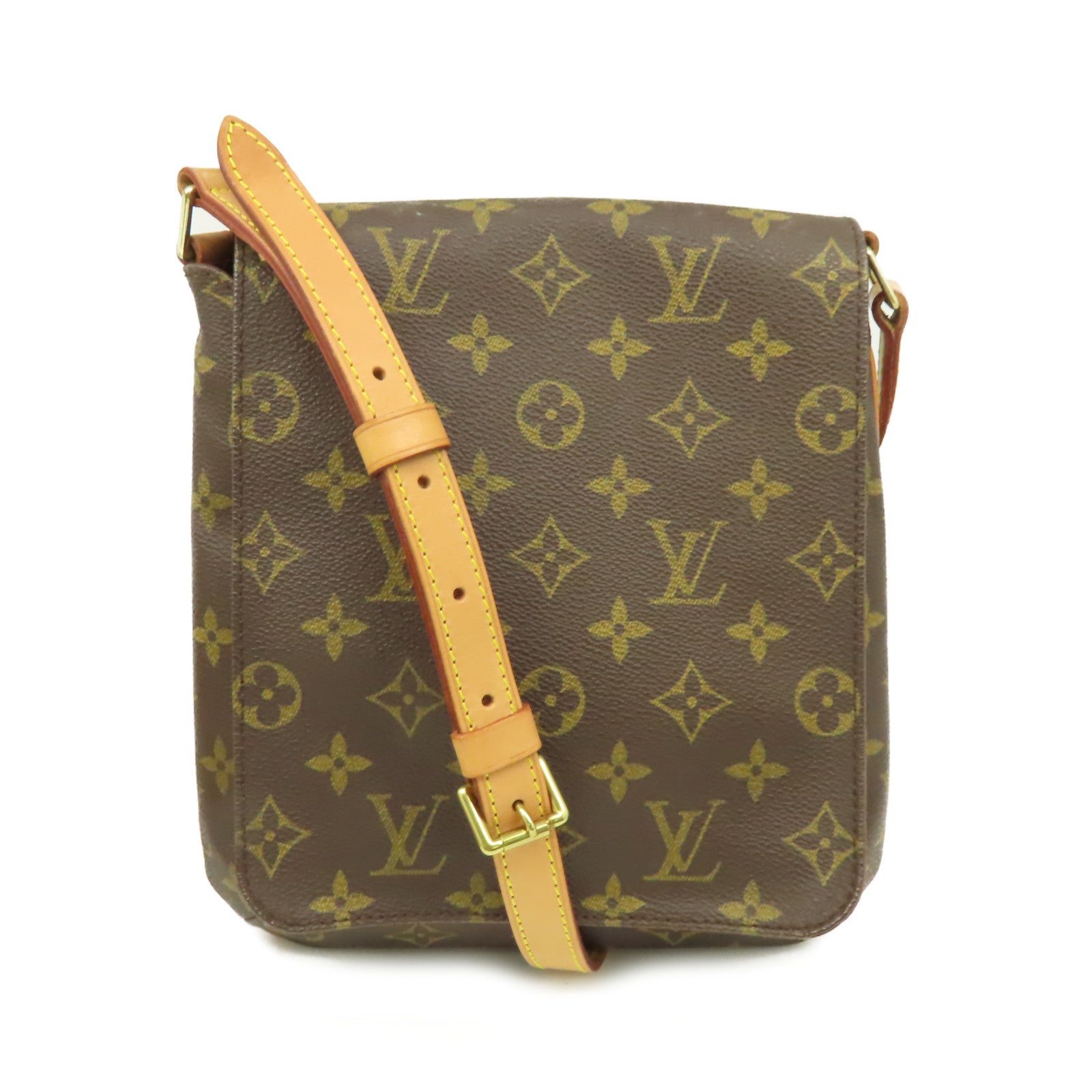LOUIS VUITTON Monogram Musette Salsa Shoulder Bag金扣肩背袋啡色