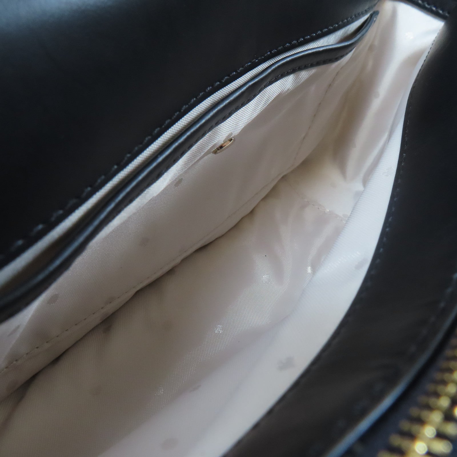 Kate Spade 帆布Shoulder Bag金扣鏈帶肩背袋深藍色
