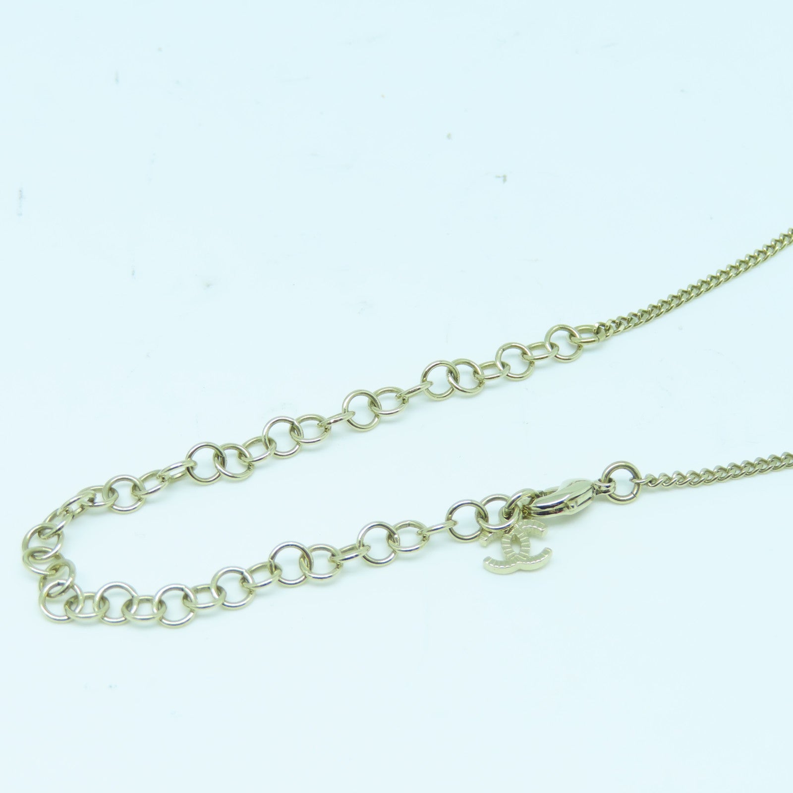 CHANEL 金属Necklace颈錬金色