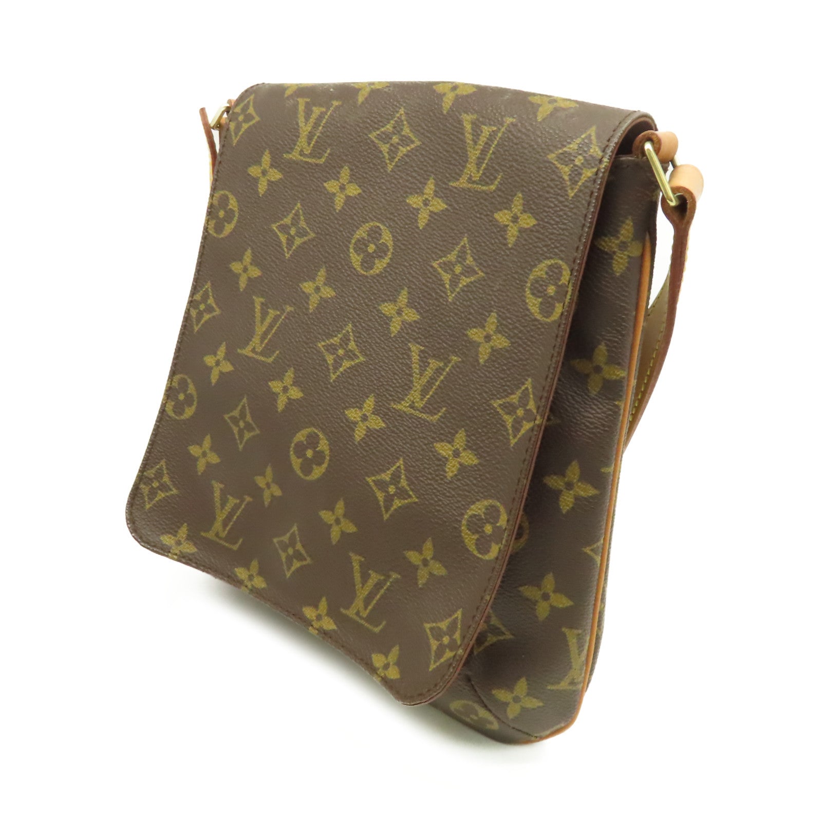 LOUIS VUITTON Monogram Musette Salsa Shoulder Bag金扣肩背袋啡色