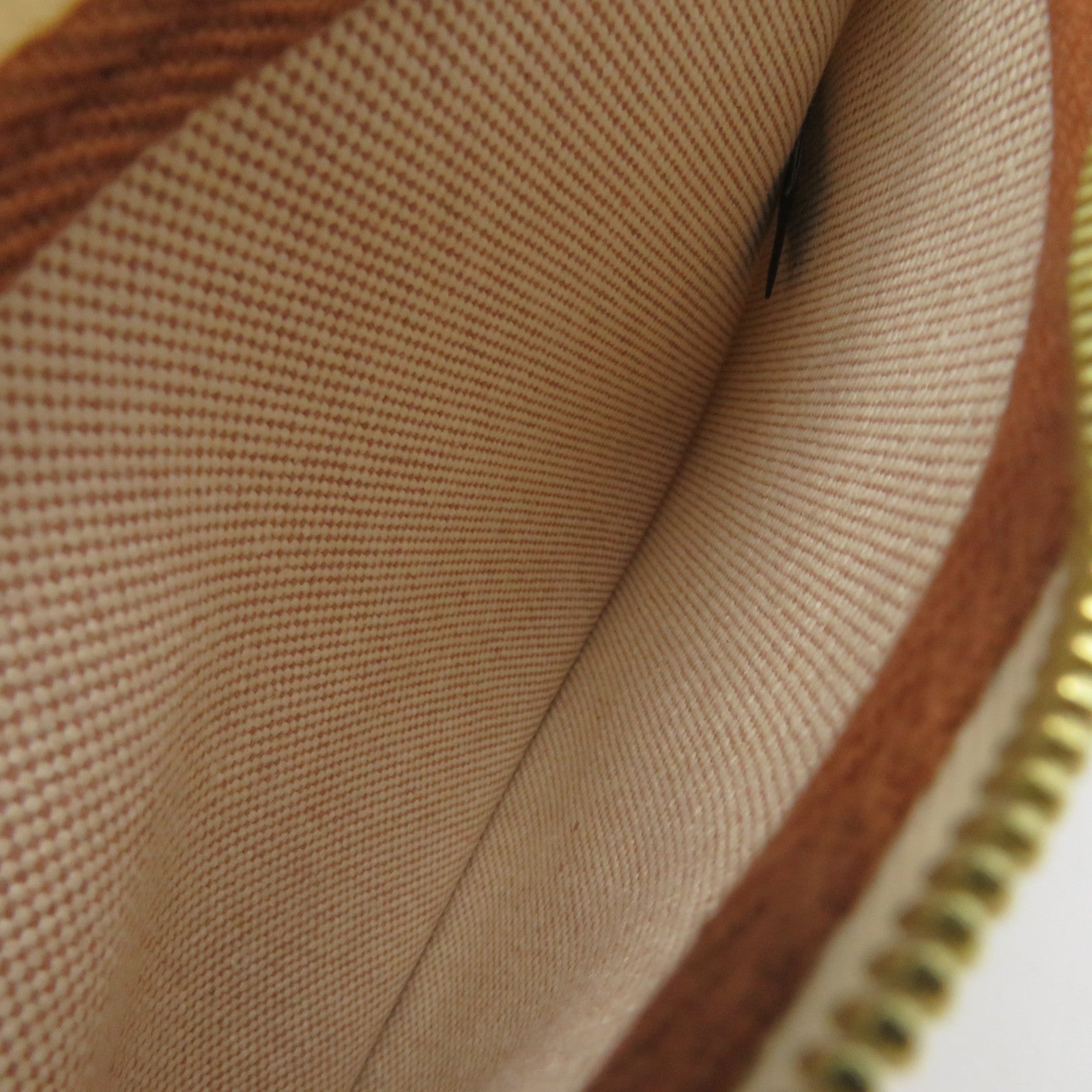HERMES 帆布Herbag PM金扣手挽肩背兩用袋Ecru/Beige/Fauve啡色