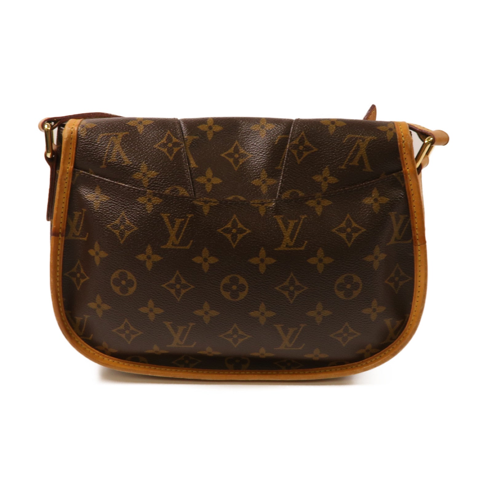 LOUIS VUITTON Monogram Menilmontant PM金扣肩背袋啡色