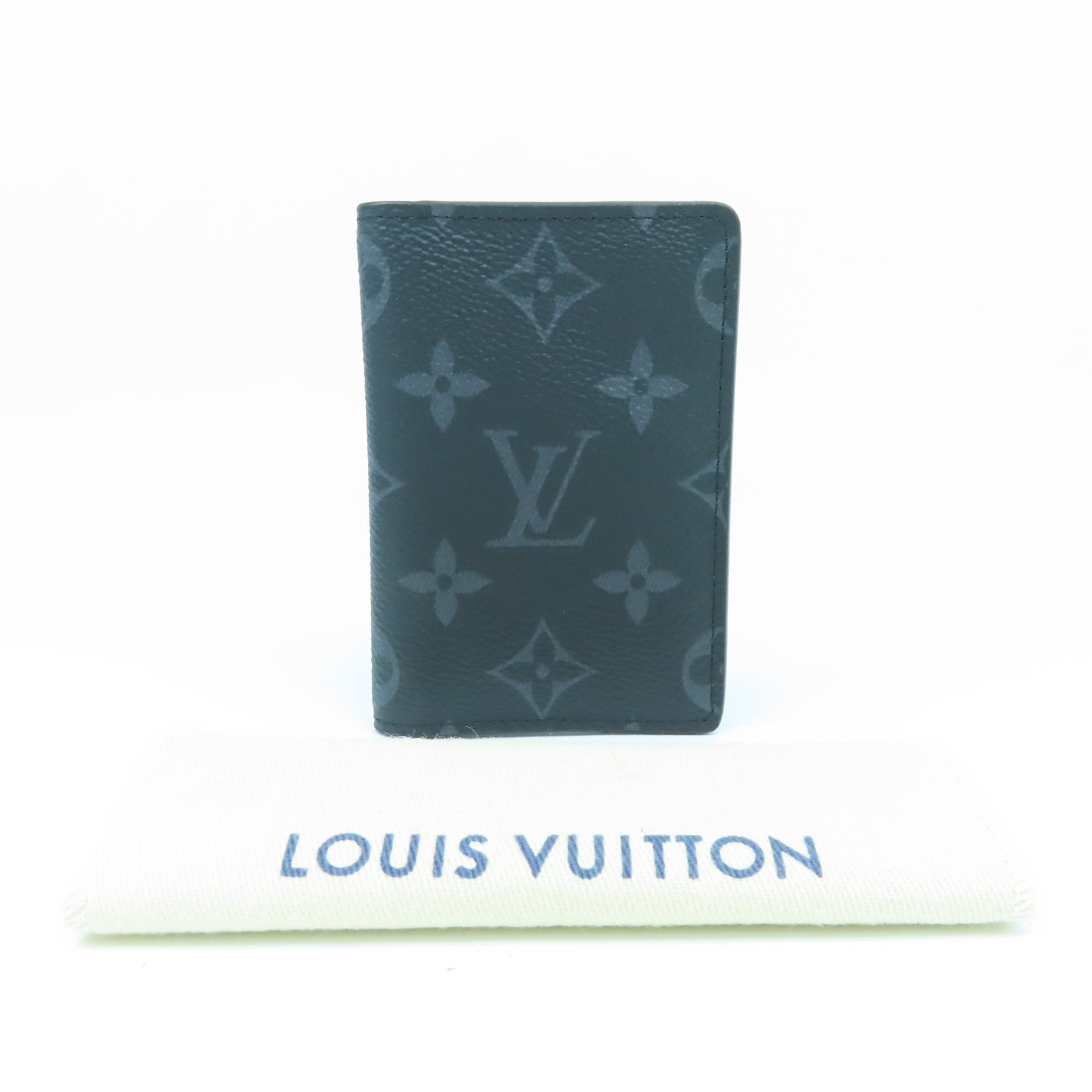 LOUIS VUITTON Monogram Eclipse Pocket Organizer卡片套黑色