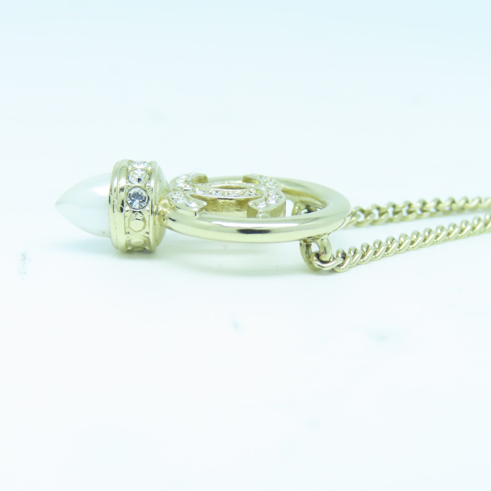 CHANEL 金属Necklace颈錬金色