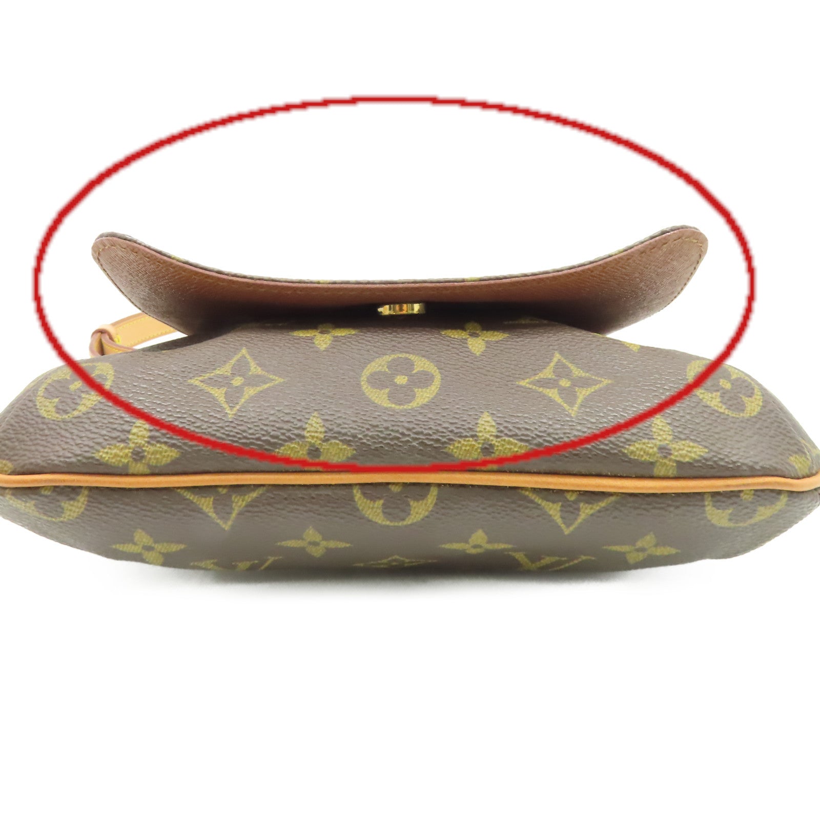 LOUIS VUITTON Monogram Musette Salsa Shoulder Bag金扣肩背袋啡色