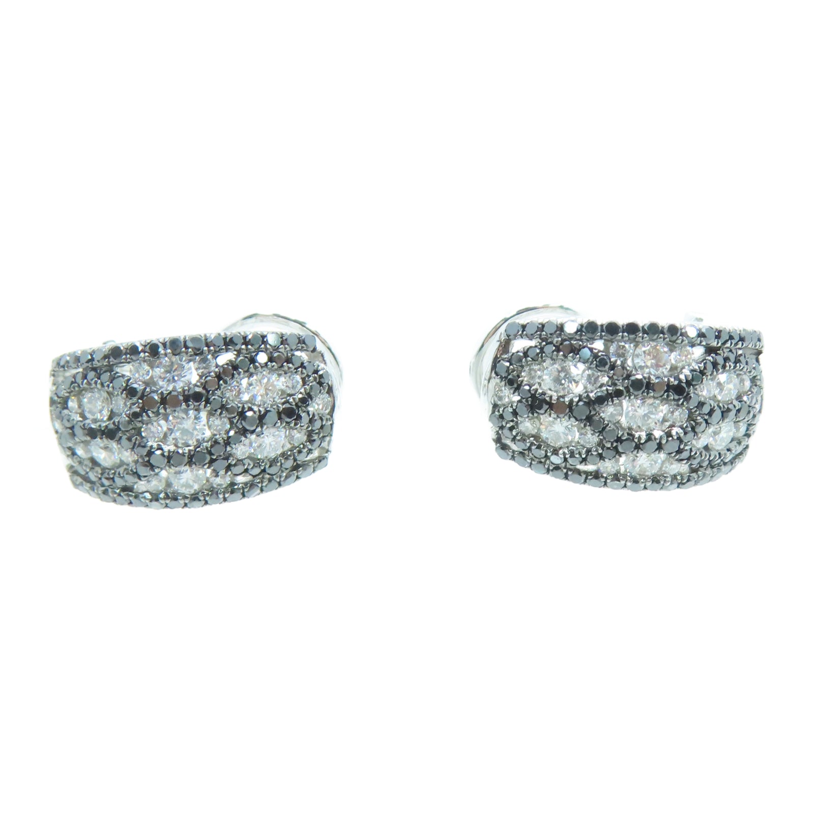 JEWELRY 18K白金Diamond Ring 0.82ct/0.92ct钻石耳环