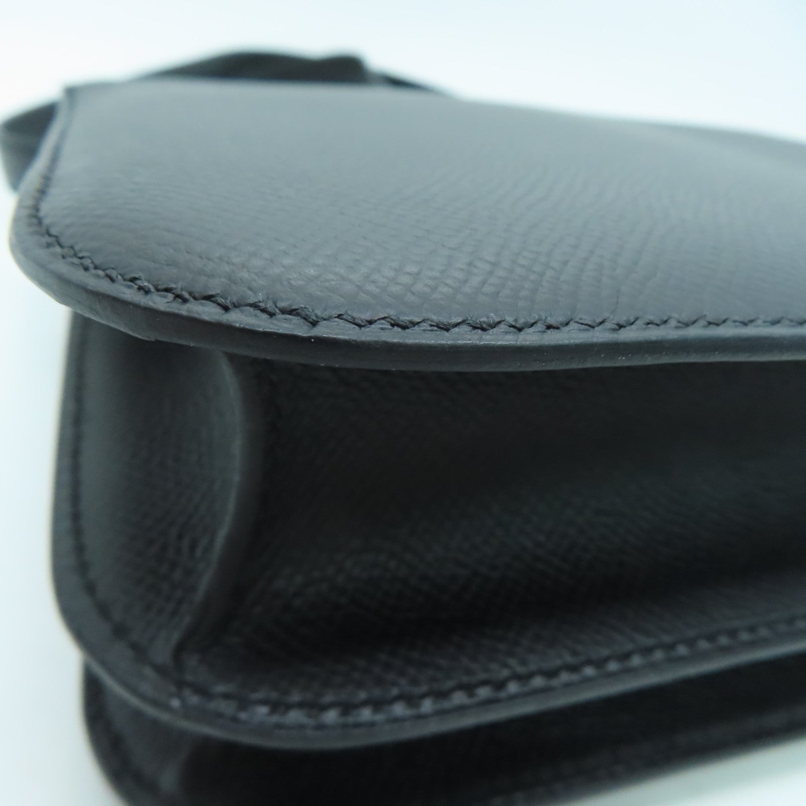 HERMES 【激减优惠】Epsom皮革Constance 24 2 Way Shoulder Bag金扣肩背袋黑色