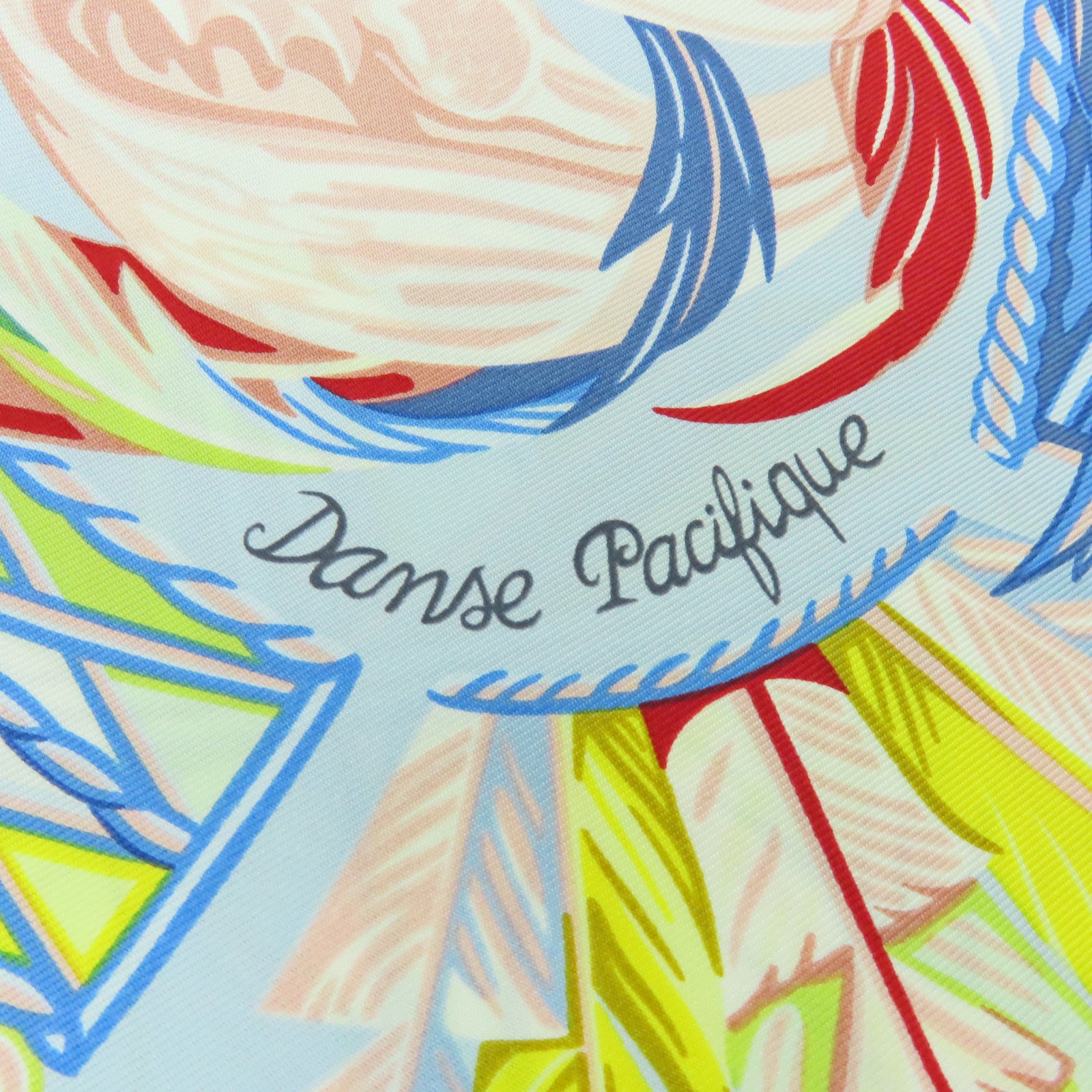 HERMES 【激減優惠】絲質Scarf圍巾藍色/彩色