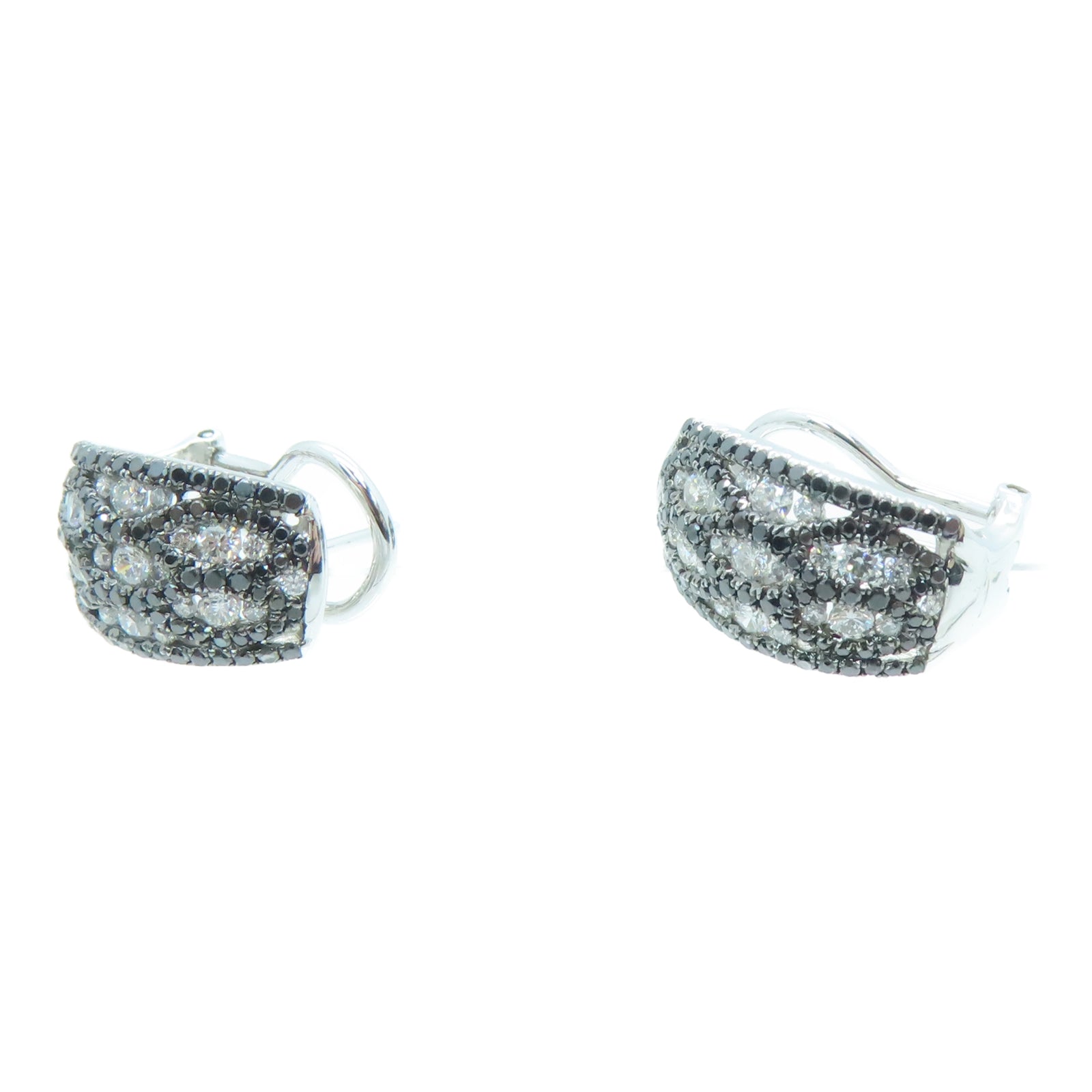 JEWELRY 18K白金Diamond Ring 0.82ct/0.92ct钻石耳环