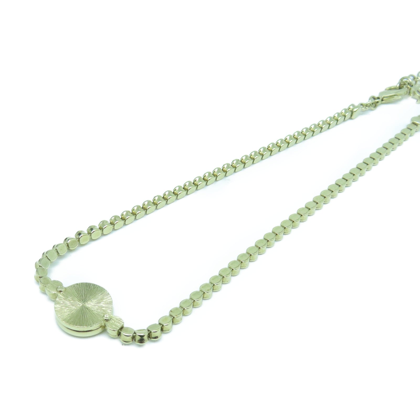 CHANEL 金属Necklace项链樱金色