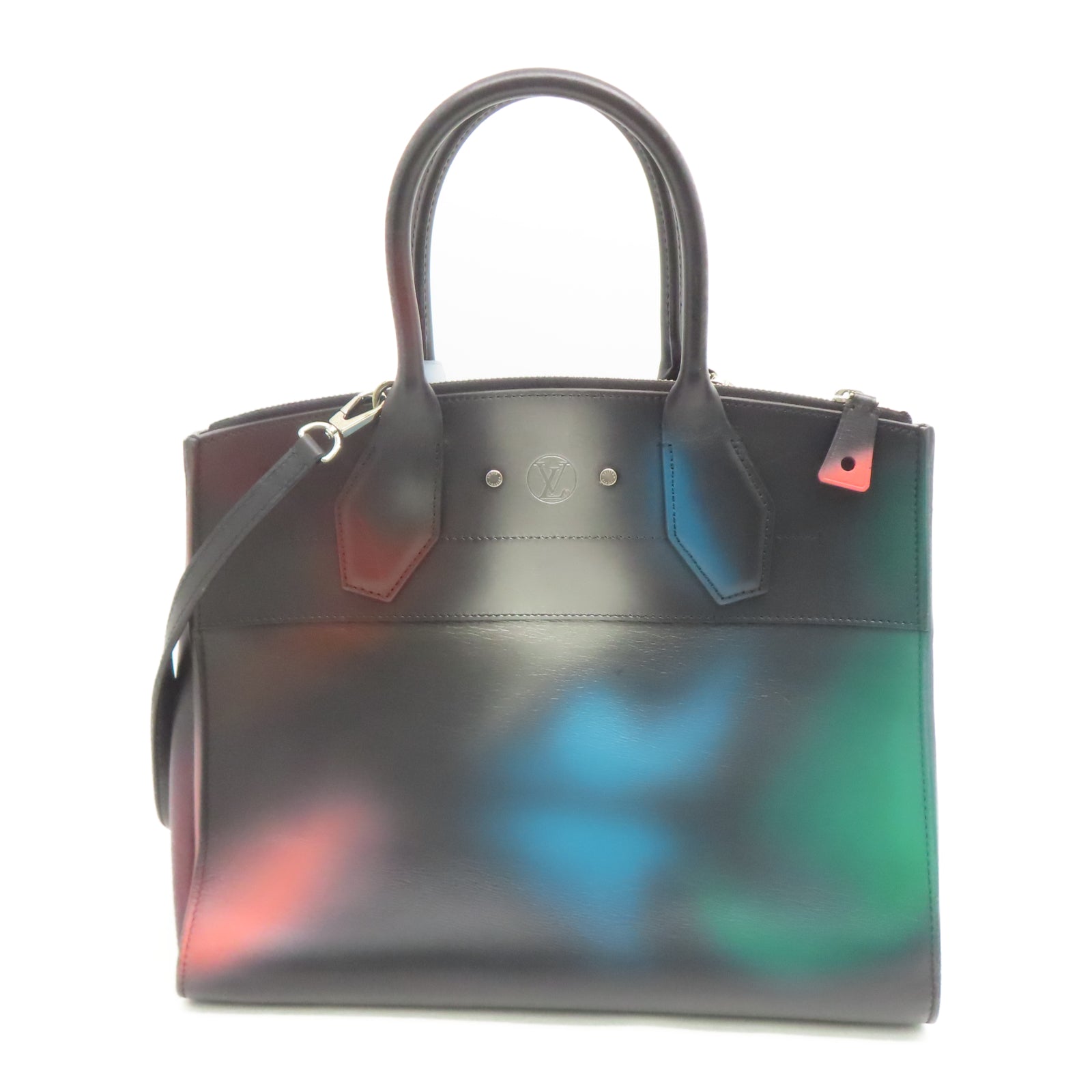 LOUIS VUITTON 牛皮皮革City Steamer银扣肩背袋多色