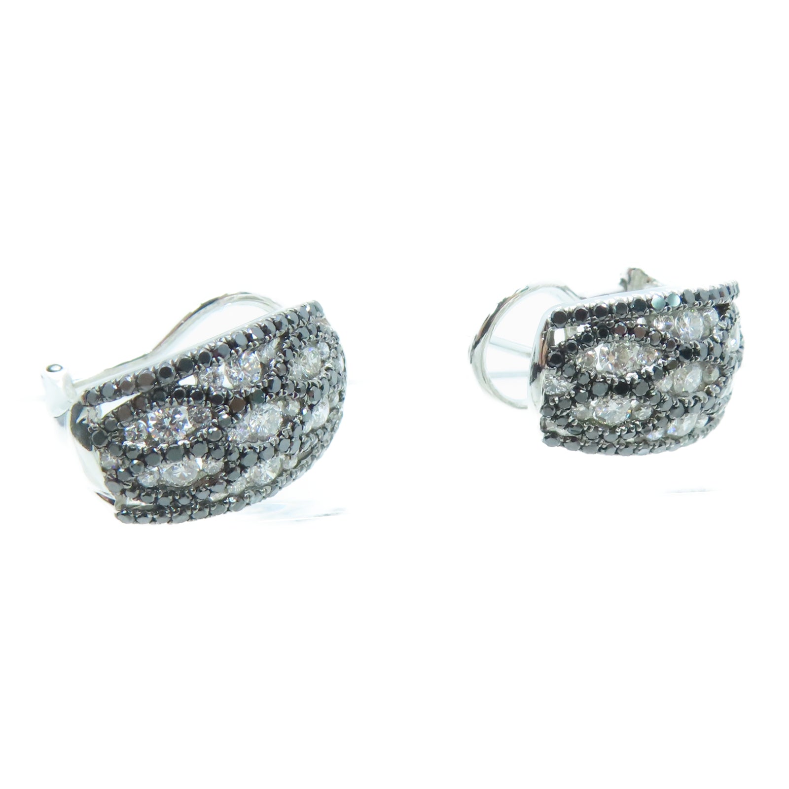 JEWELRY 18K白金Diamond Ring 0.82ct/0.92ct钻石耳环