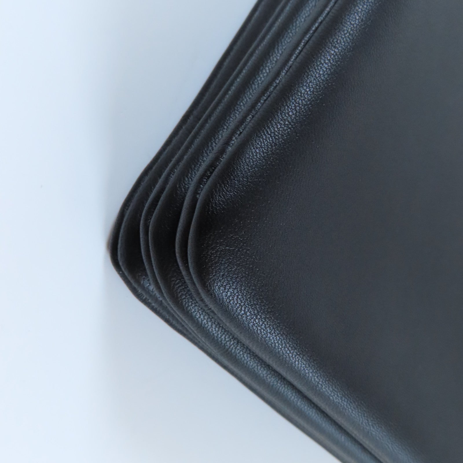 CELINE 牛皮皮革Trio Shoulder Bag金扣肩背袋黑色