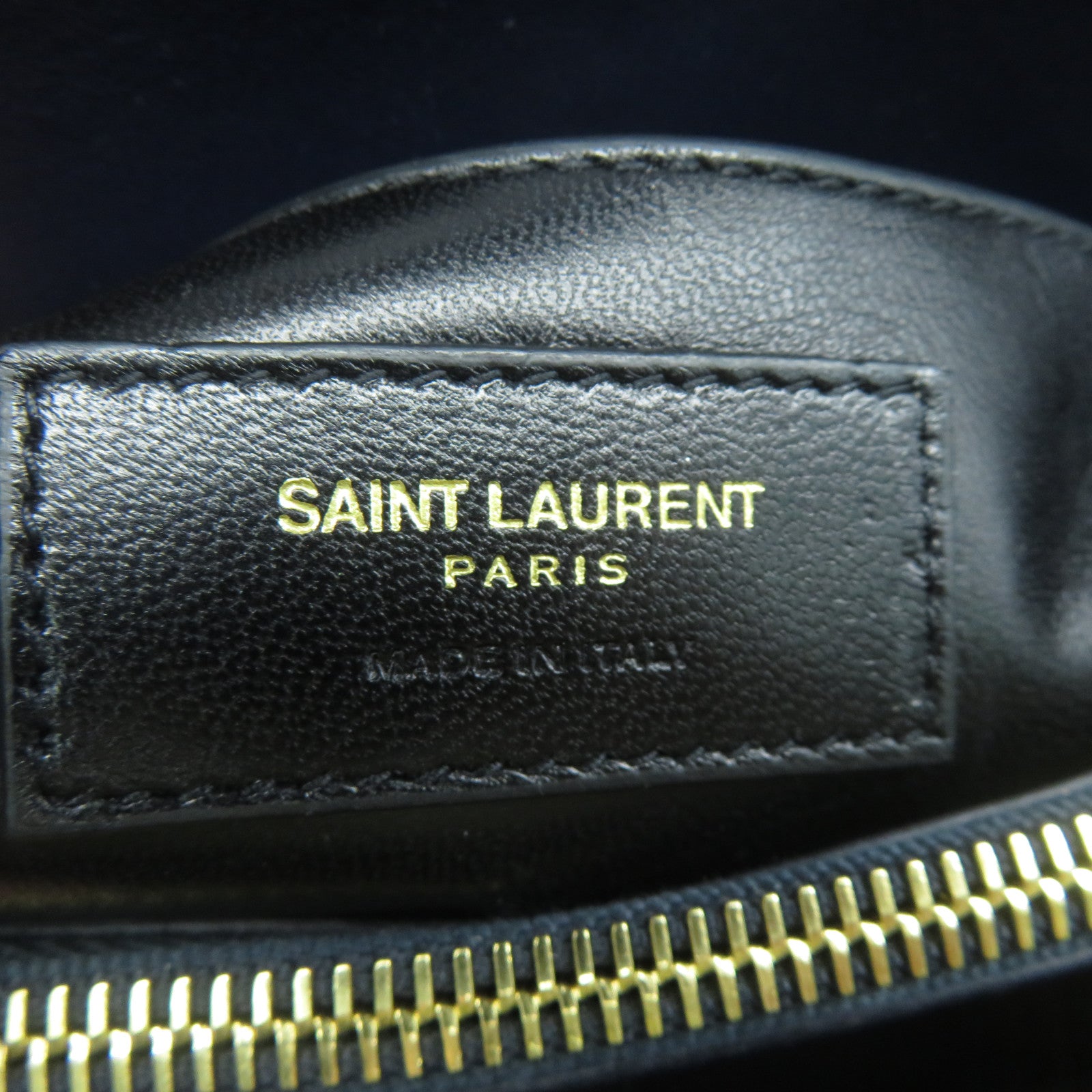 SAINT LAURENT 牛皮皮革/麂皮皮革College Medium金扣手挽肩背兩用袋藍色