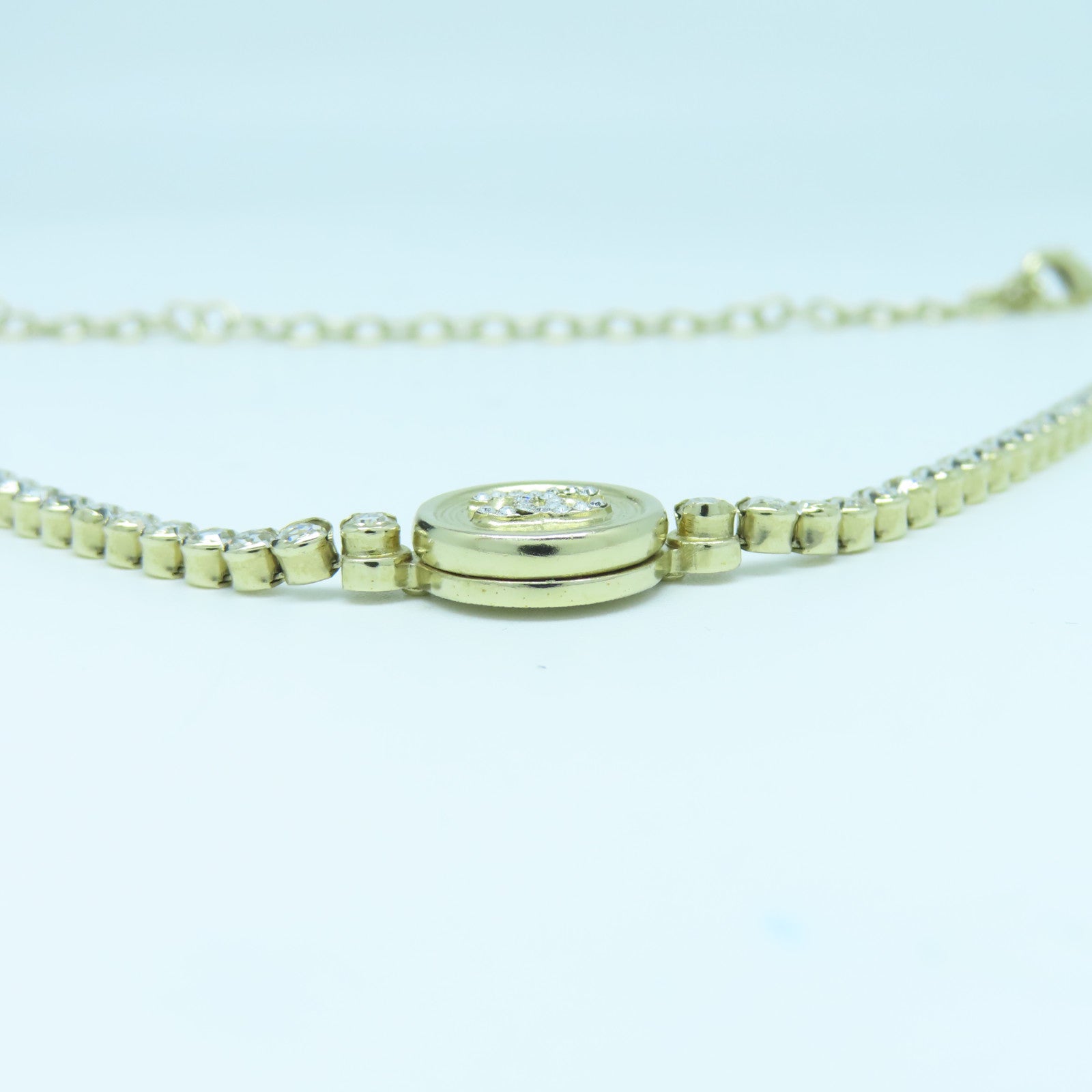CHANEL 金属Necklace项链樱金色