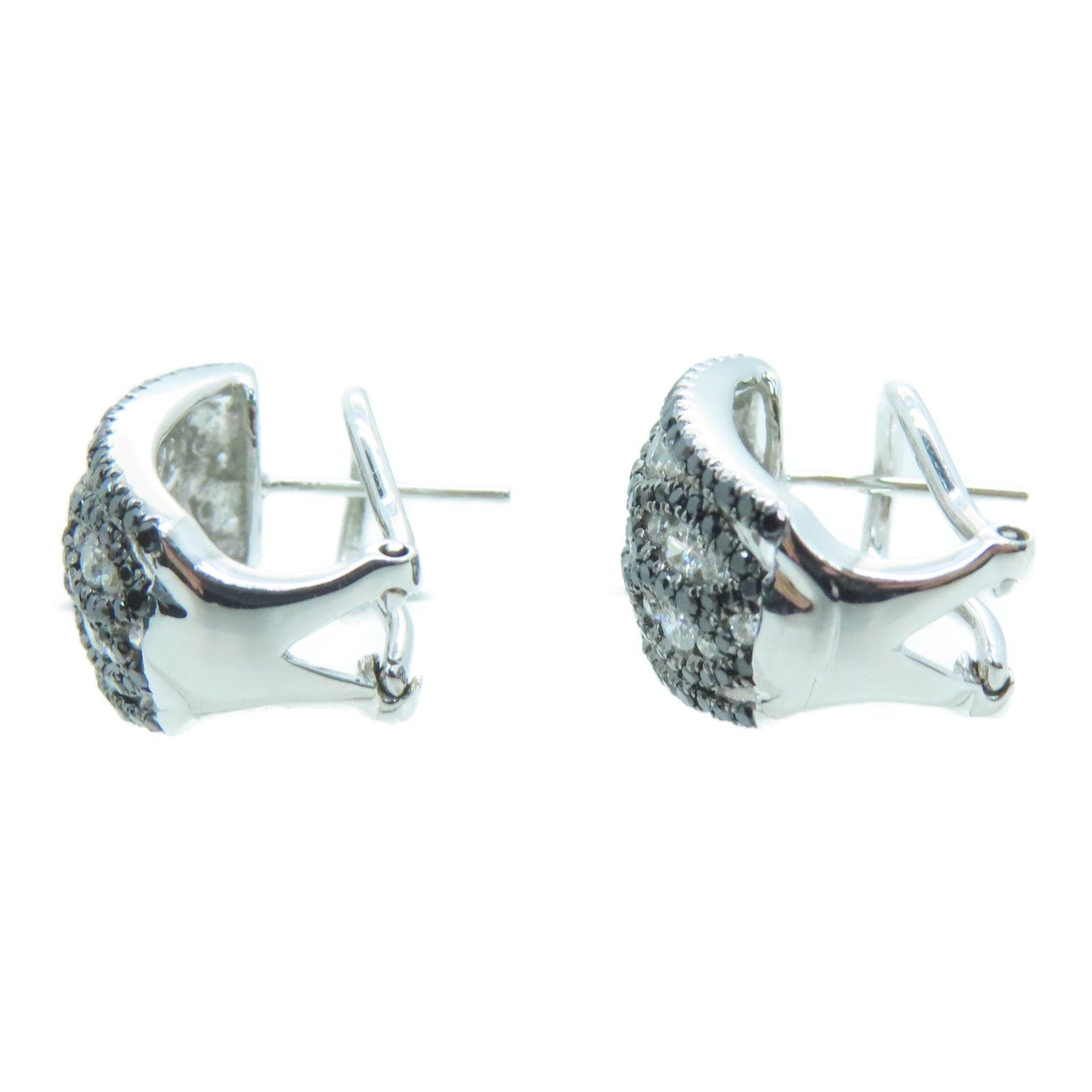 JEWELRY 18K白金Diamond Ring 0.82ct/0.92ct钻石耳环