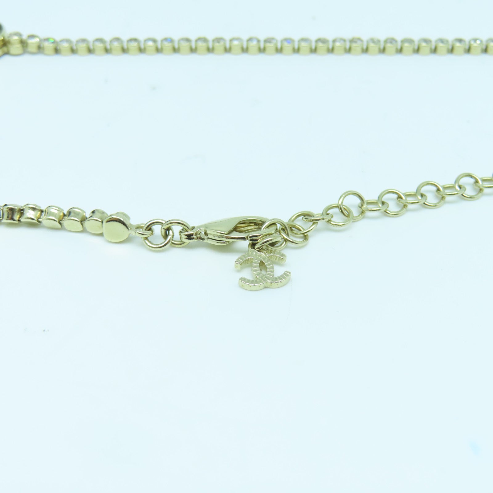 CHANEL 金属Necklace项链樱金色