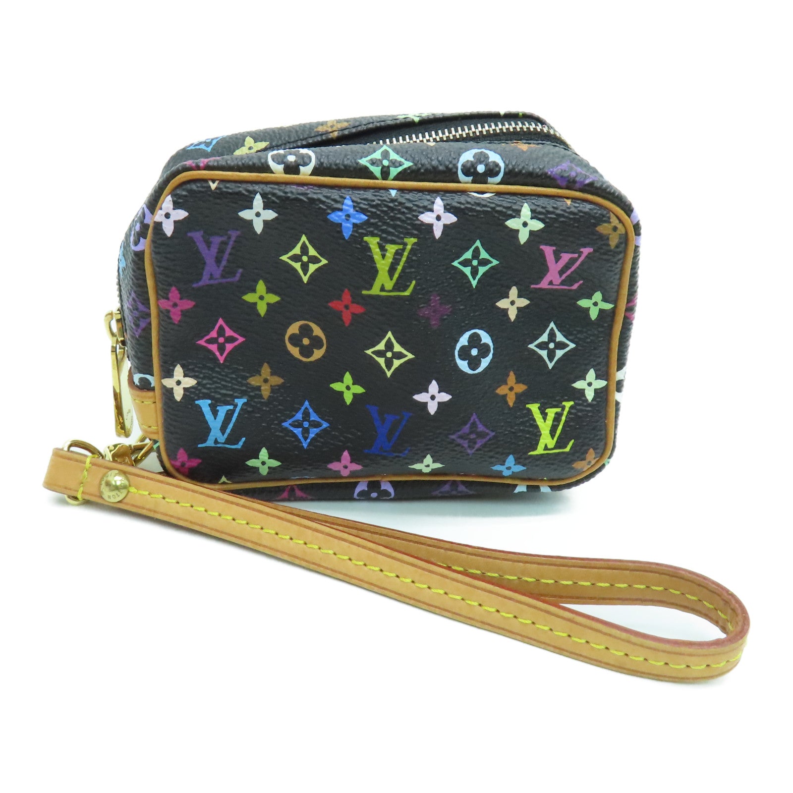 LOUIS VUITTON Monogram Multicolore Pouch手拿包金扣彩色