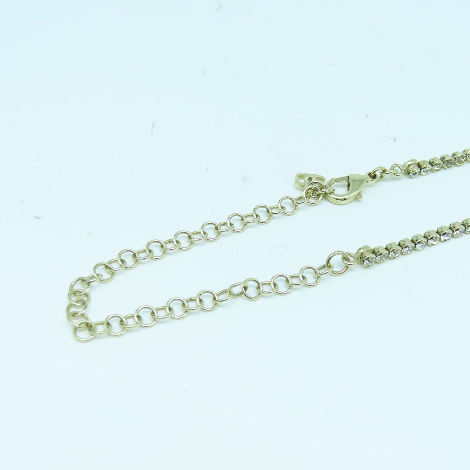 CHANEL 金属Necklace项链樱金色