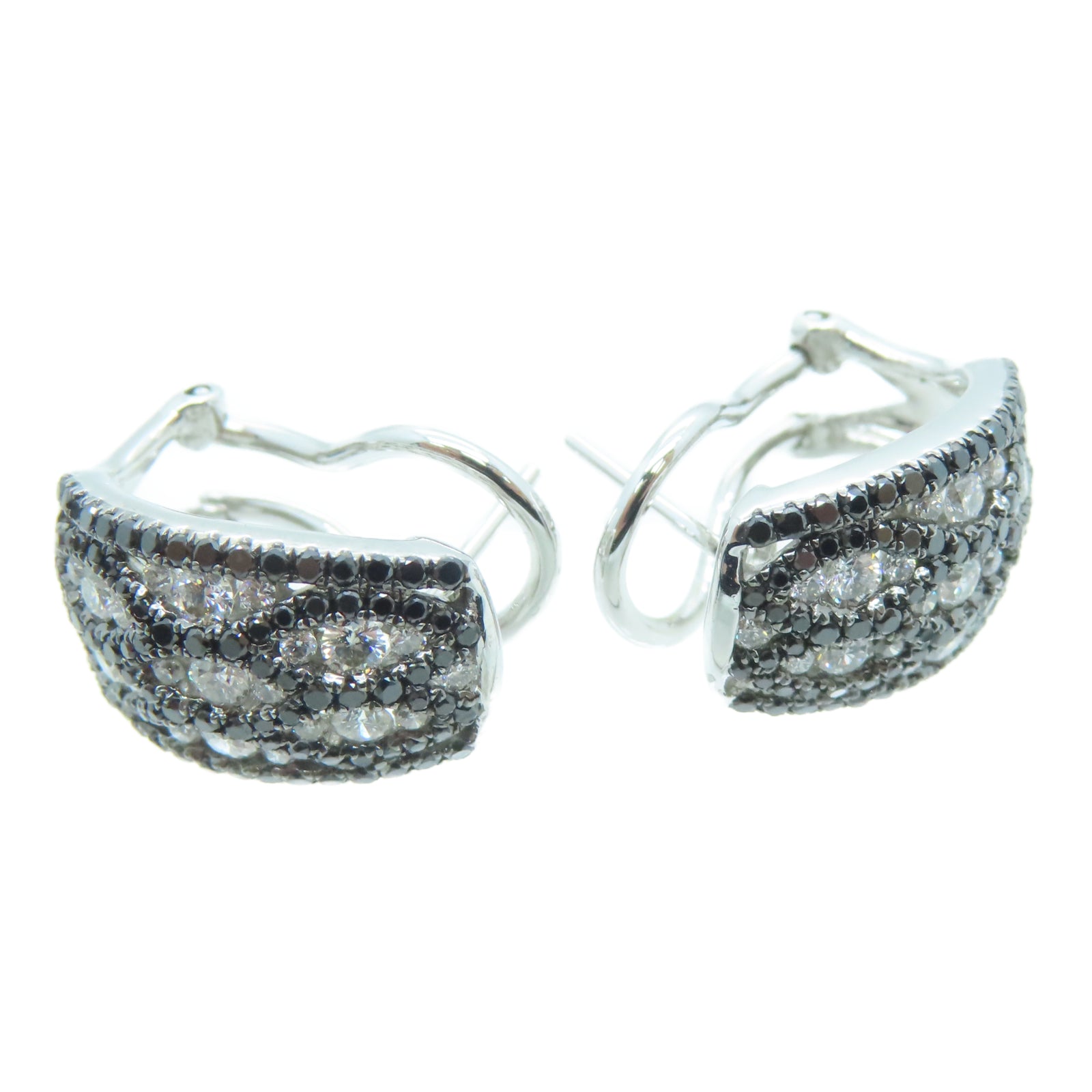 JEWELRY 18K白金Diamond Ring 0.82ct/0.92ct钻石耳环