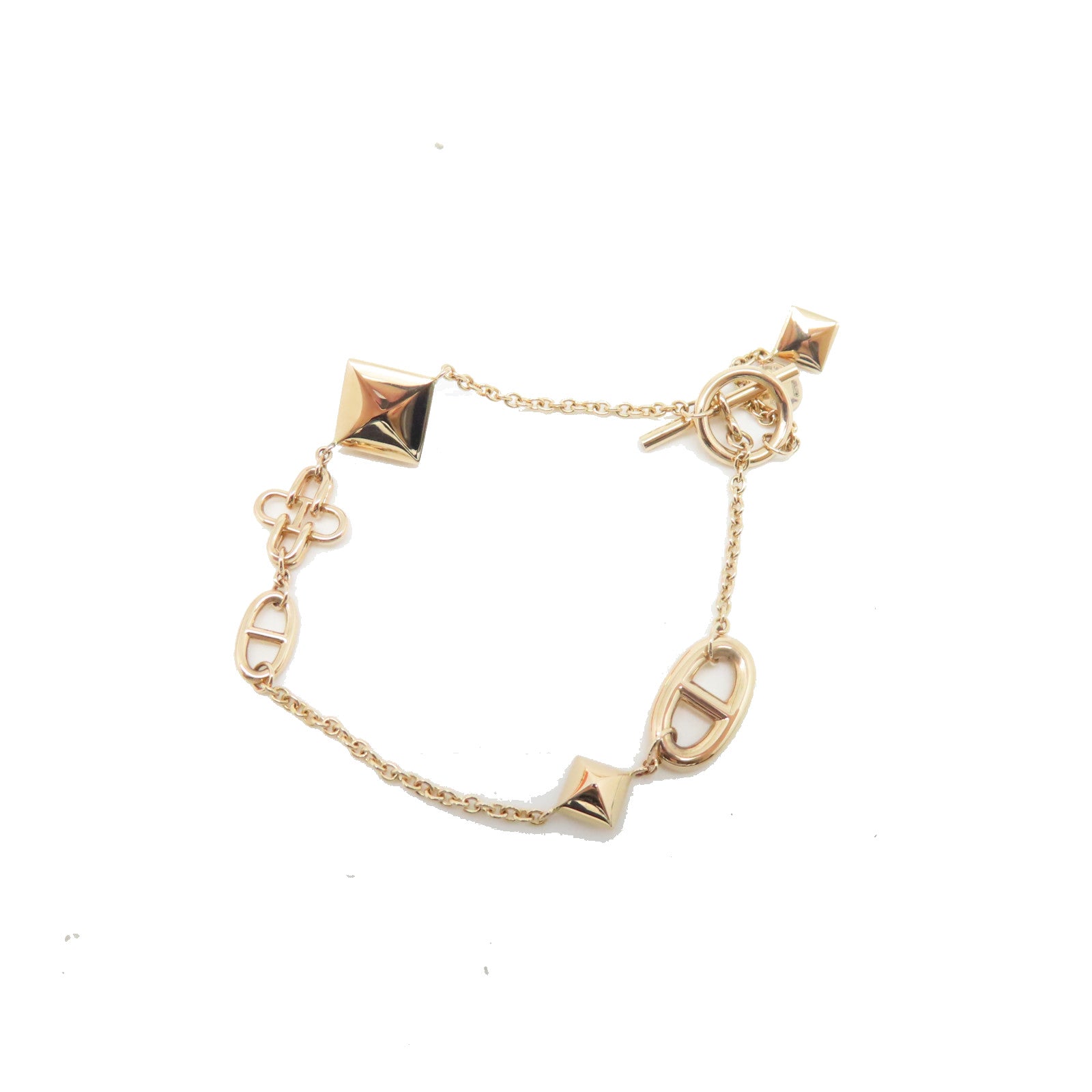 HERMES 18K玫瑰金Ronde Multi Bracelet手鏈