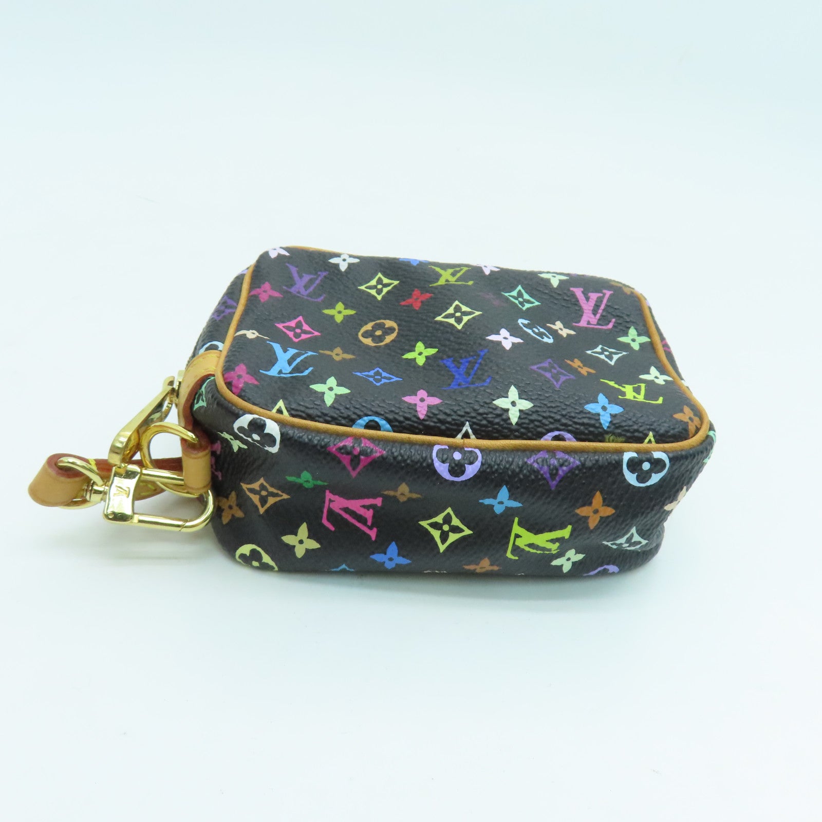 LOUIS VUITTON Monogram Multicolore Pouch手拿包金扣彩色