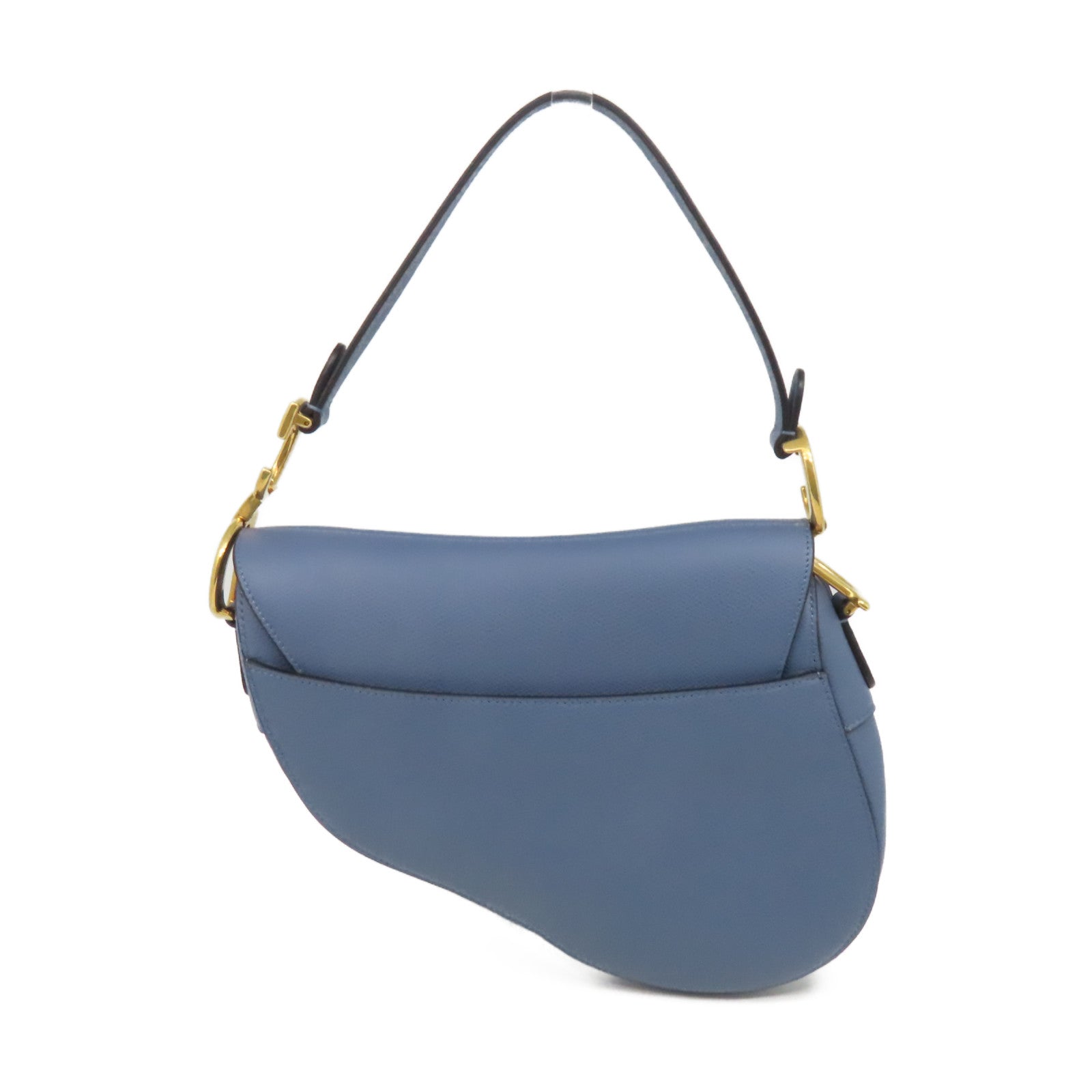 Dior 牛皮皮革Saddle Shoulder Bag肩背袋藍色