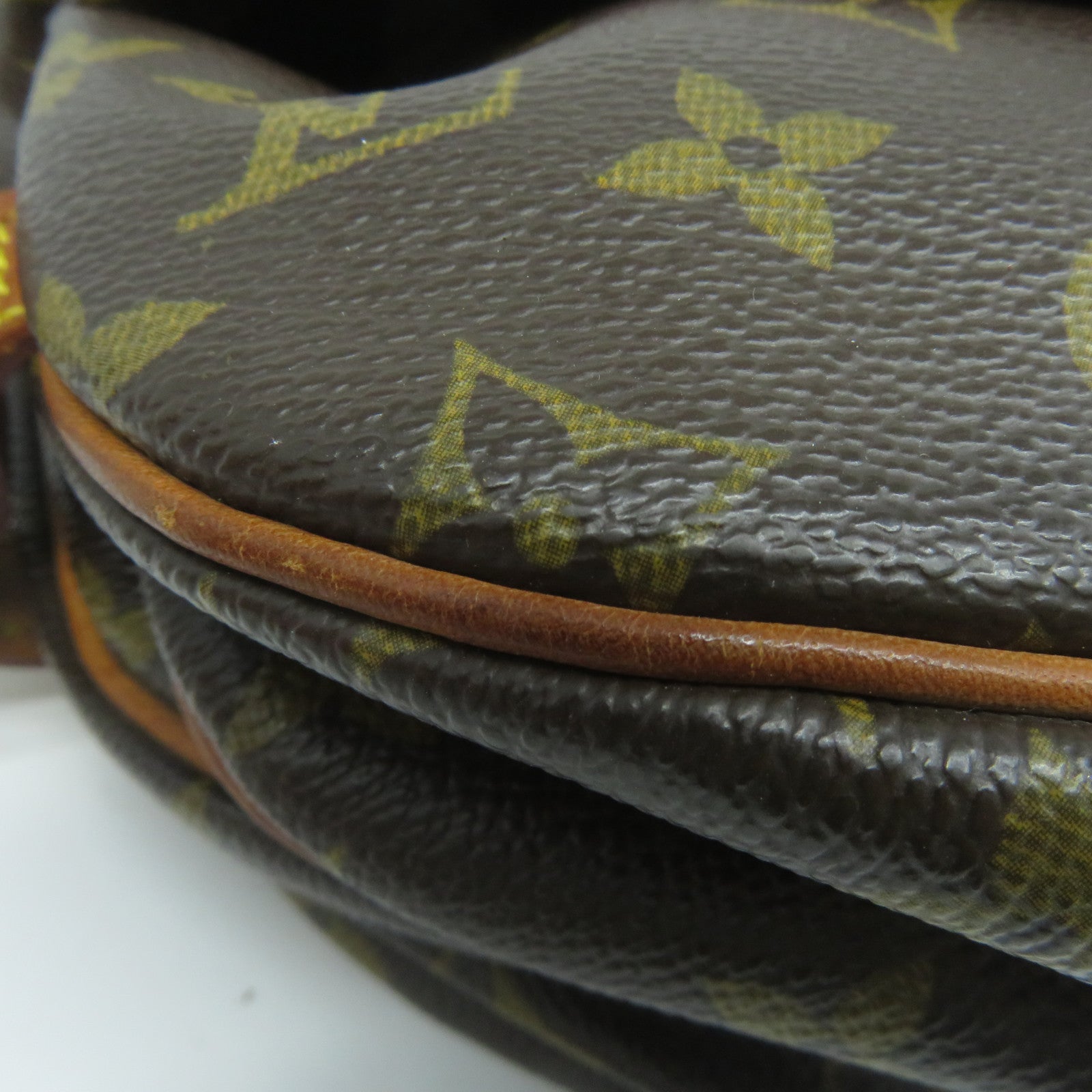 LOUIS VUITTON Monogram Saumur 30金扣肩背袋啡色