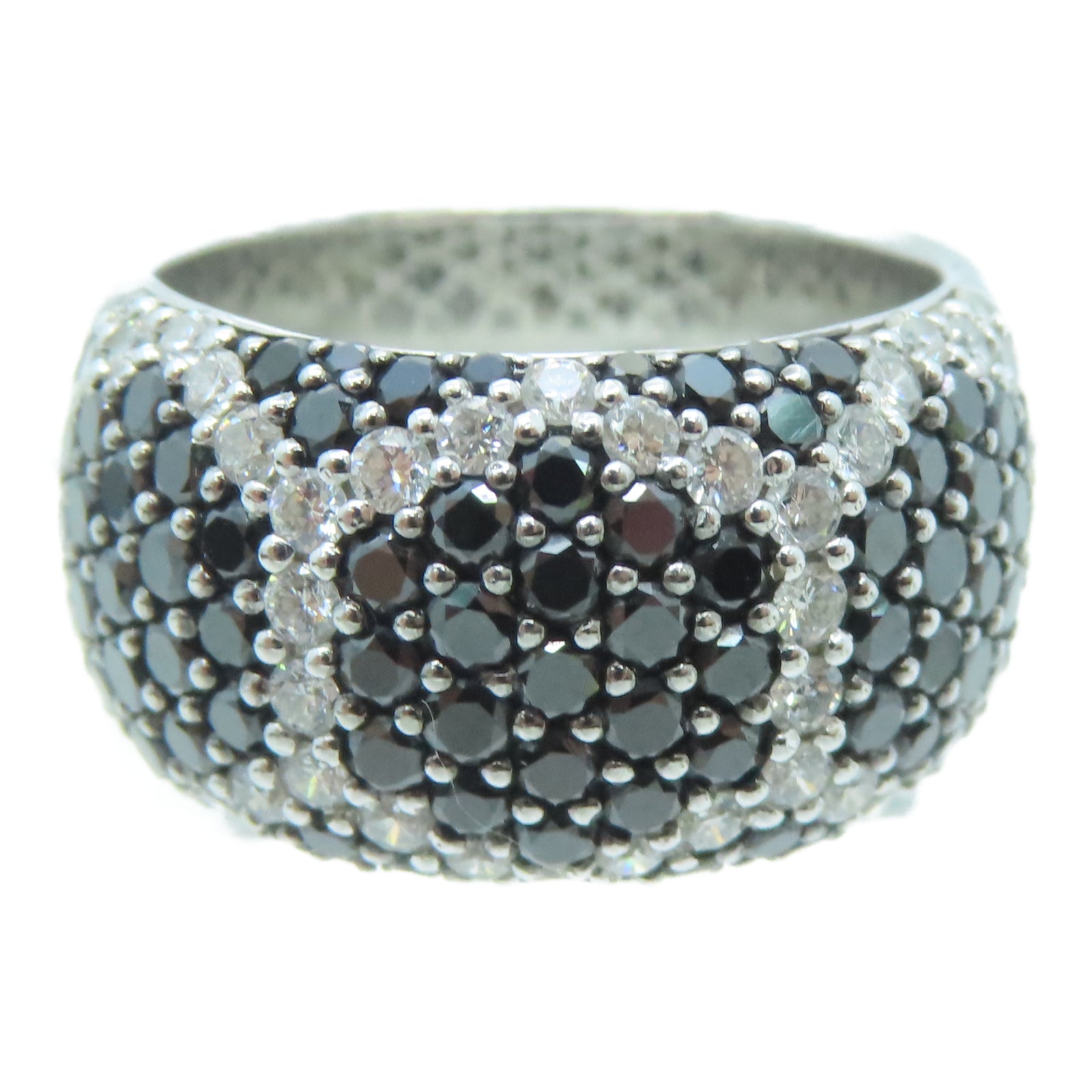 JEWELRY 14K白金Diamond Ring 1.69ct/0.66ct钻石戒指US#6.5