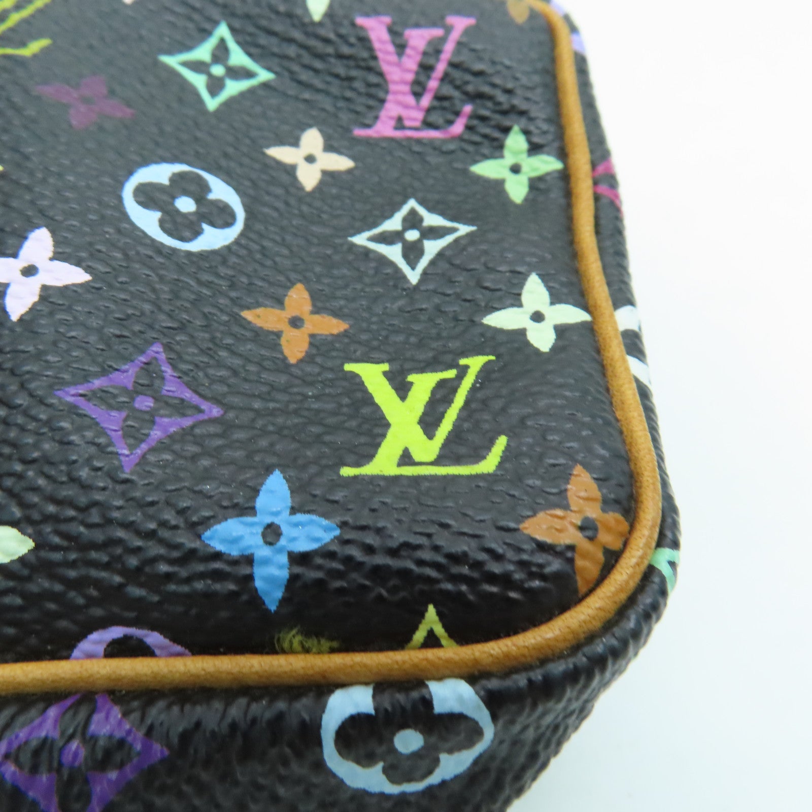 LOUIS VUITTON Monogram Multicolore Pouch手拿包金扣彩色