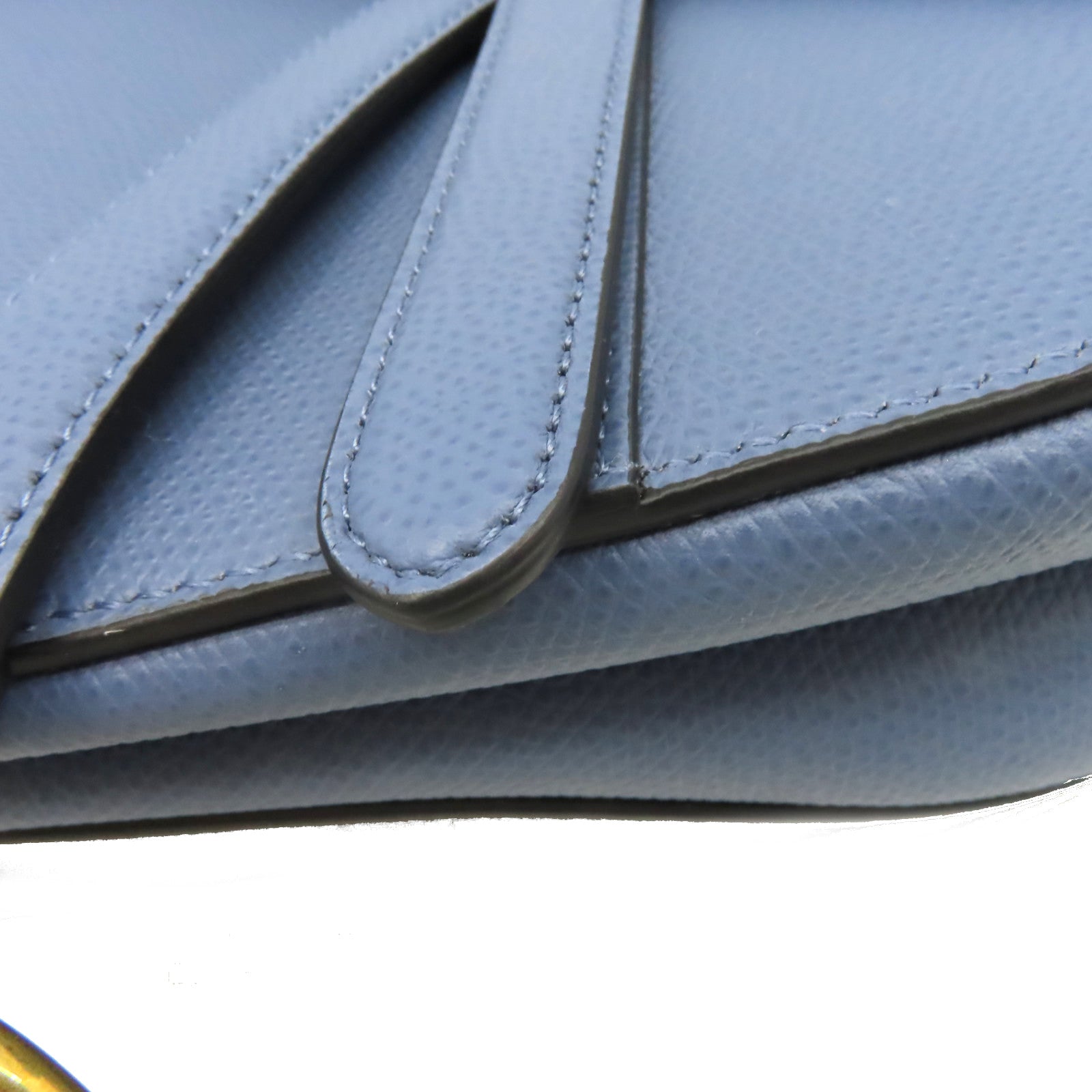 Dior 牛皮皮革Saddle Shoulder Bag肩背袋藍色